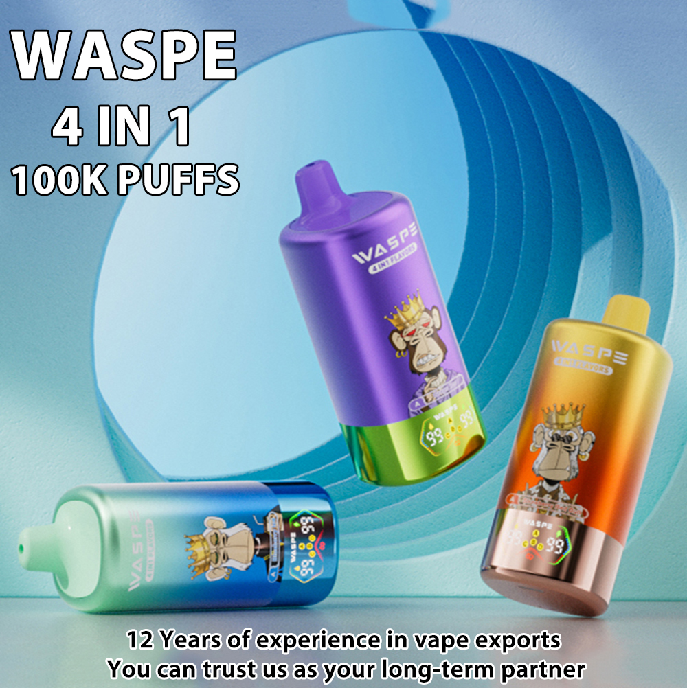 WASPE 4-in-1 100000 100K Trekjes Wegwerp Vape - image 2