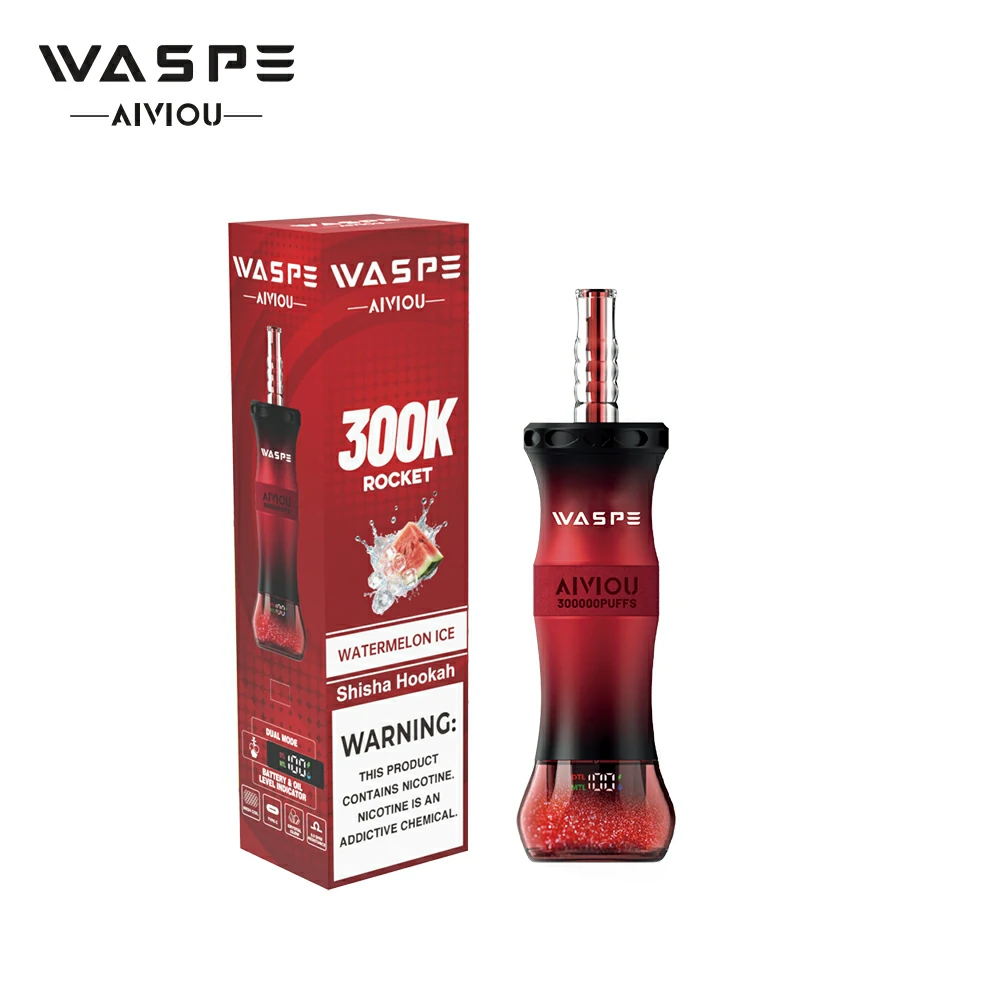 WASPE Shisha Hookah 300000 300K Trekjes Wegwerp Vape - image 6