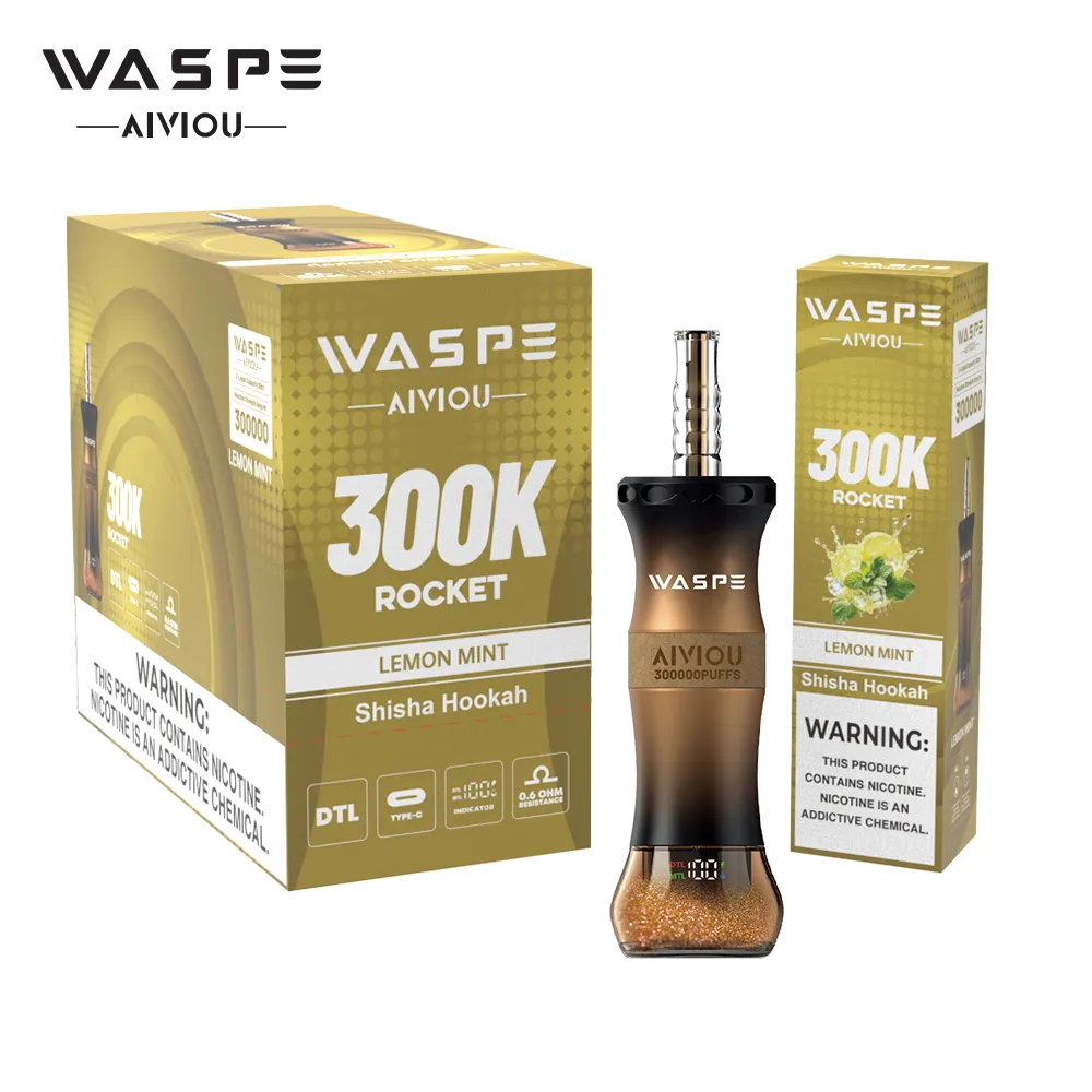 WASPE Shisha Hookah 300000 300K Trekjes Wegwerp Vape - image 17
