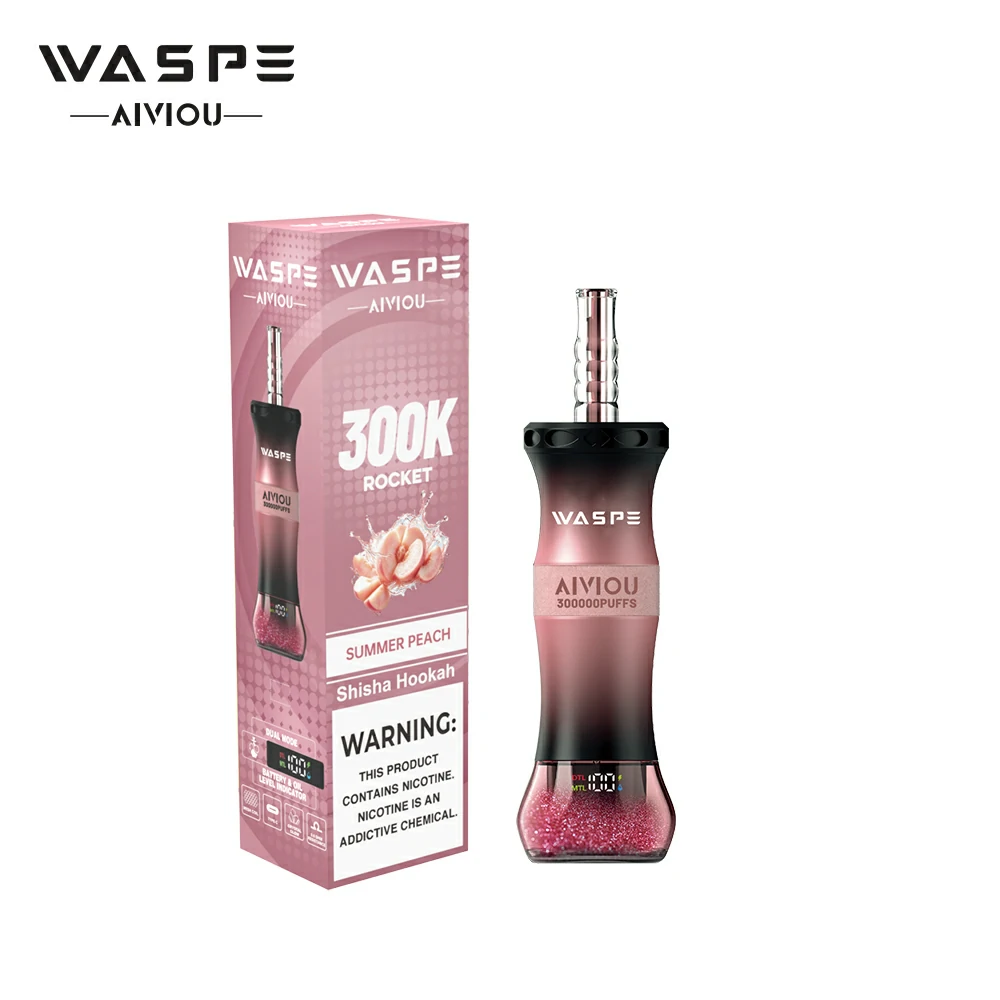 WASPE Shisha Hookah 300000 300K Trekjes Wegwerp Vape - image 5
