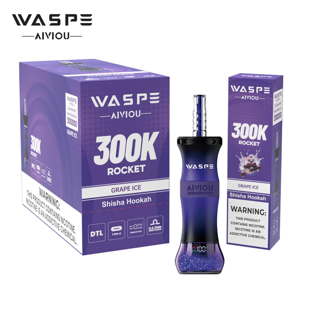 WASPE Shisha Hookah 300000 300K Trekjes Wegwerp Vape - image 22