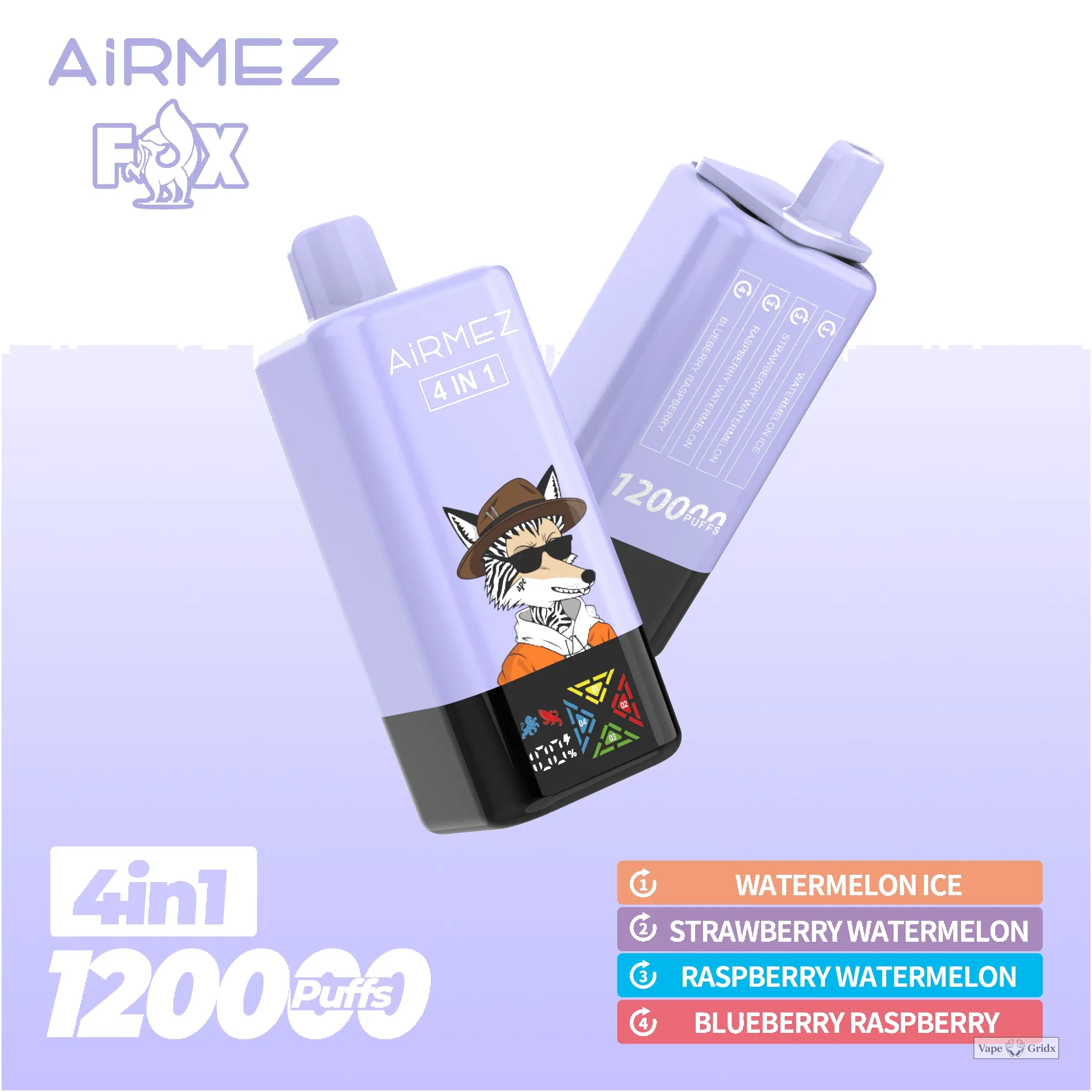 Airmez Fox 120000 120K Trekjes 4-in-1 Wegwerp Vape - image 10