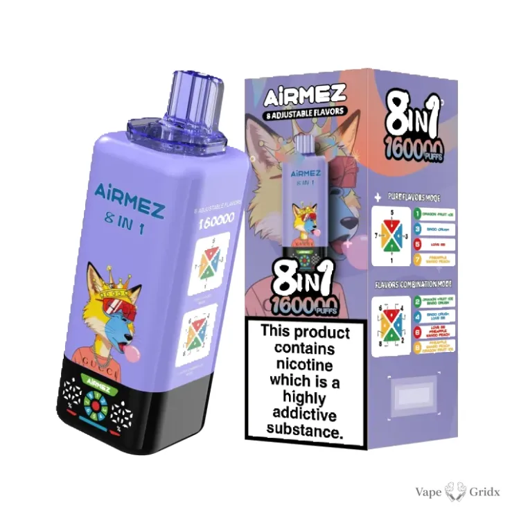 Airmez 8-in-1 160000 160K Trekjes Wegwerp Vape