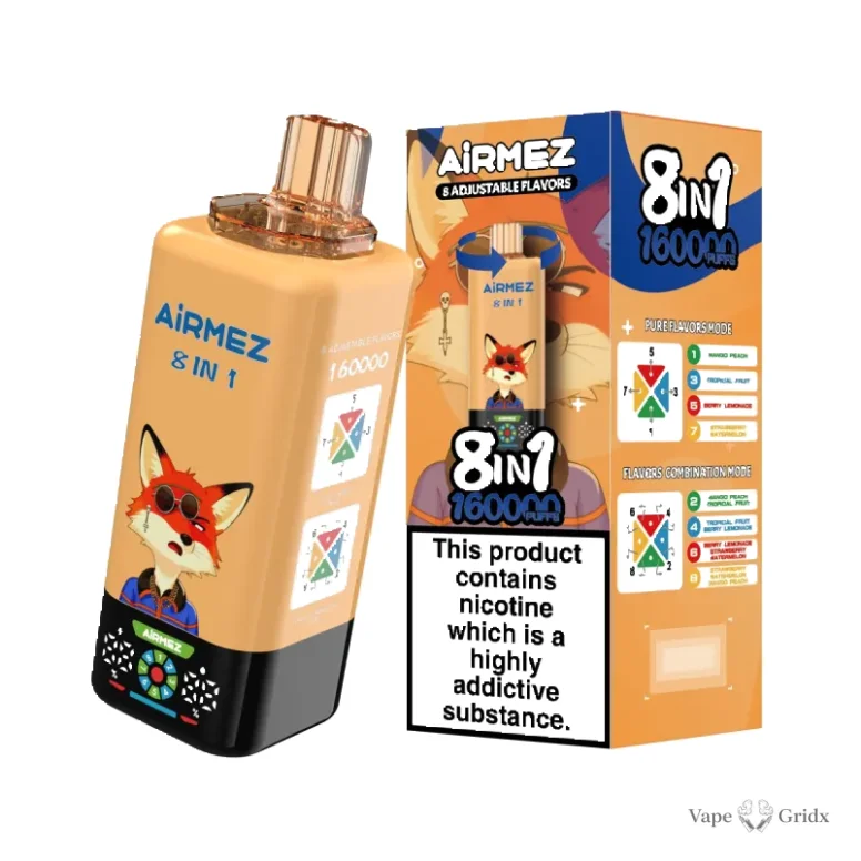 Airmez 8-in-1 160000 160K Trekjes Wegwerp Vape - image 11