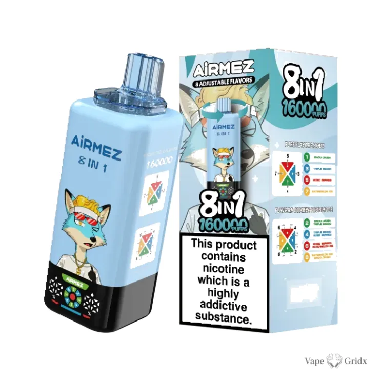 Airmez 8-in-1 160000 160K Trekjes Wegwerp Vape - image 12