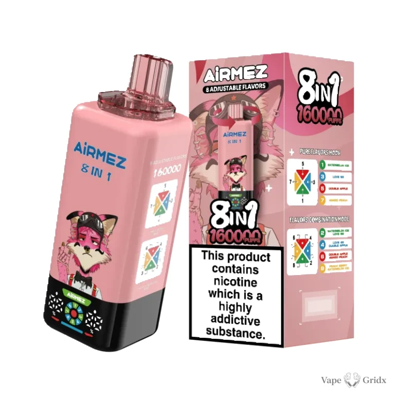 Airmez 8-in-1 160000 160K Trekjes Wegwerp Vape - image 5