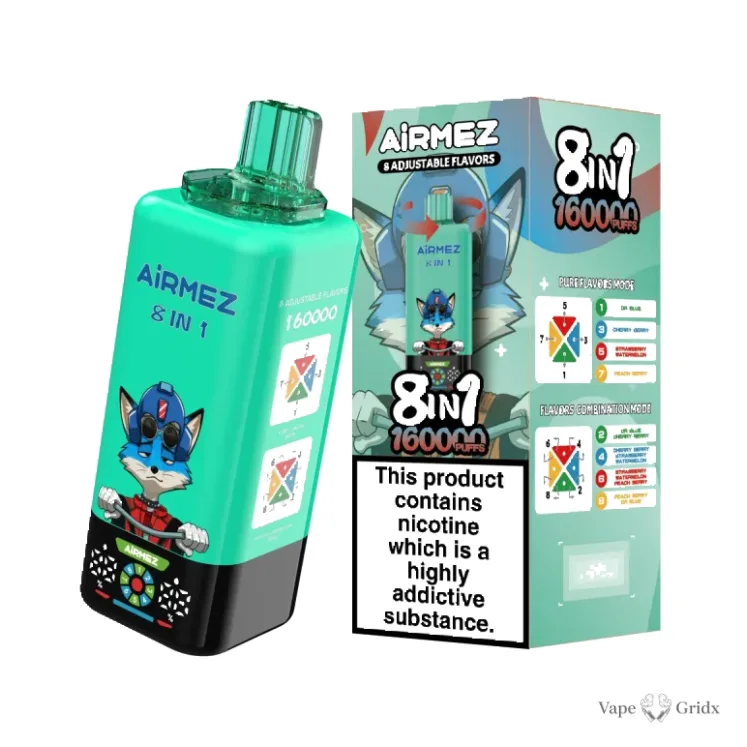 Airmez 8-in-1 160000 160K Trekjes Wegwerp Vape - image 6
