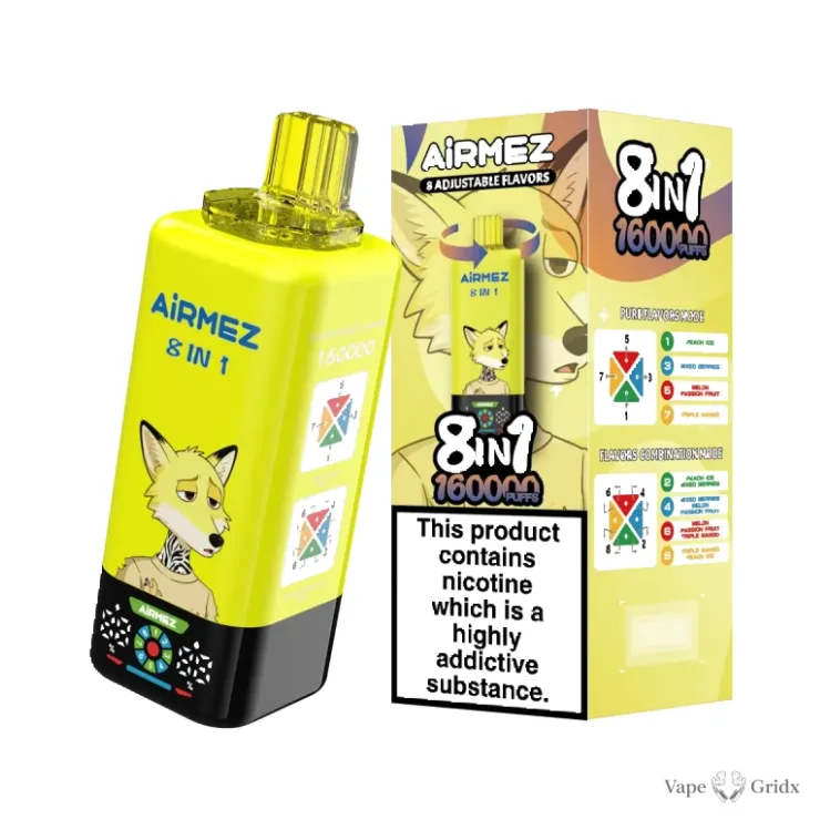 Airmez 8-in-1 160000 160K Trekjes Wegwerp Vape - image 9