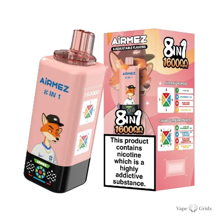 Airmez 8-in-1 160000 160K Trekjes Wegwerp Vape - image 10
