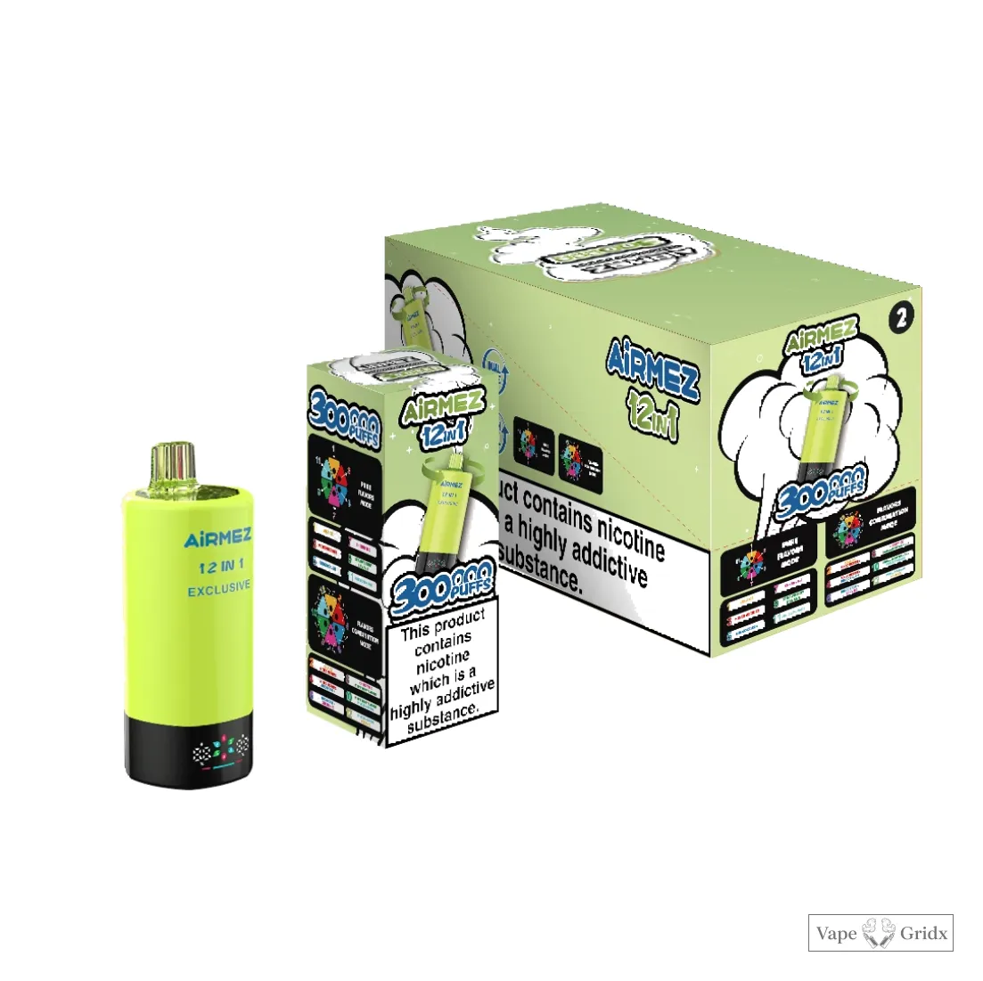 Airmez 300000 300K Trekjes 12-in-1 Wegwerp Vape - image 3