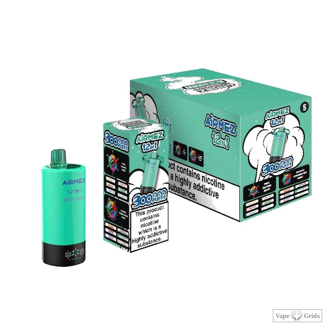Airmez 300000 300K Trekjes 12-in-1 Wegwerp Vape - image 7