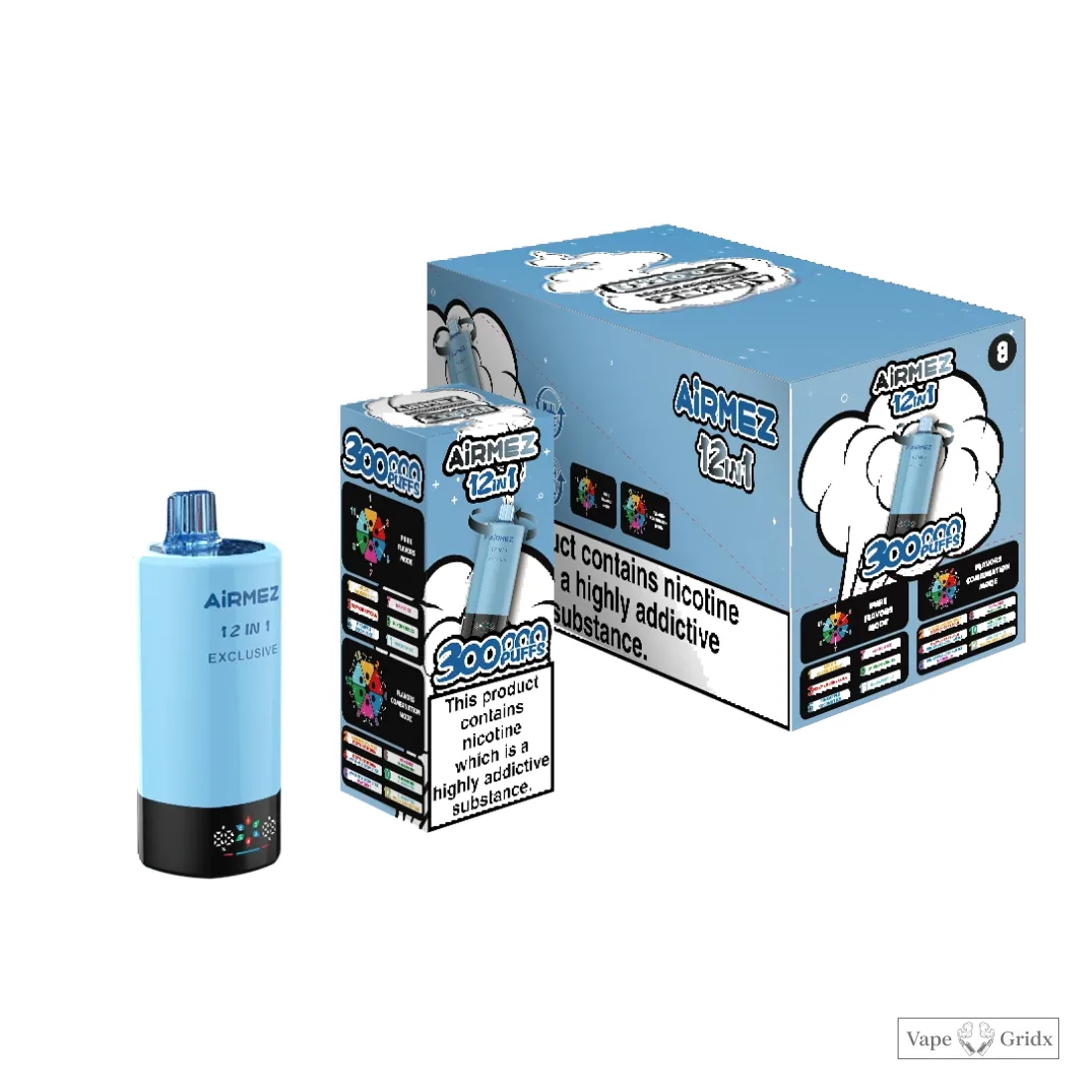 Airmez 300000 300K Trekjes 12-in-1 Wegwerp Vape - image 8
