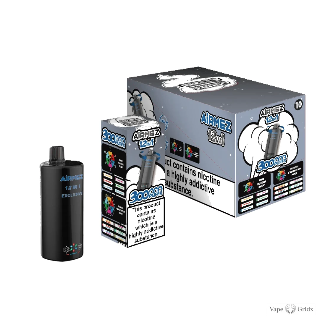 Airmez 300000 300K Trekjes 12-in-1 Wegwerp Vape - image 9