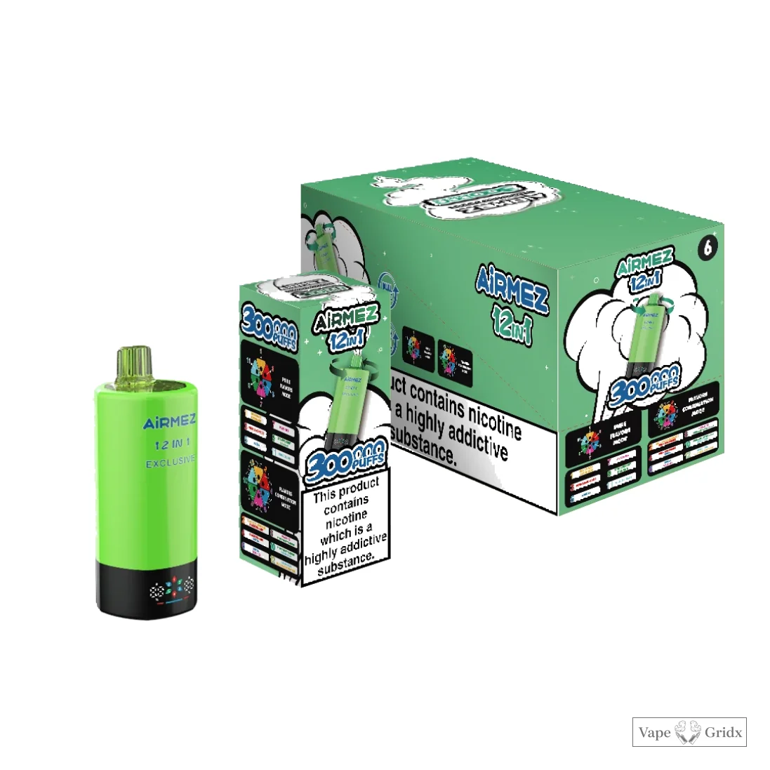 Airmez 300000 300K Trekjes 12-in-1 Wegwerp Vape - image 10