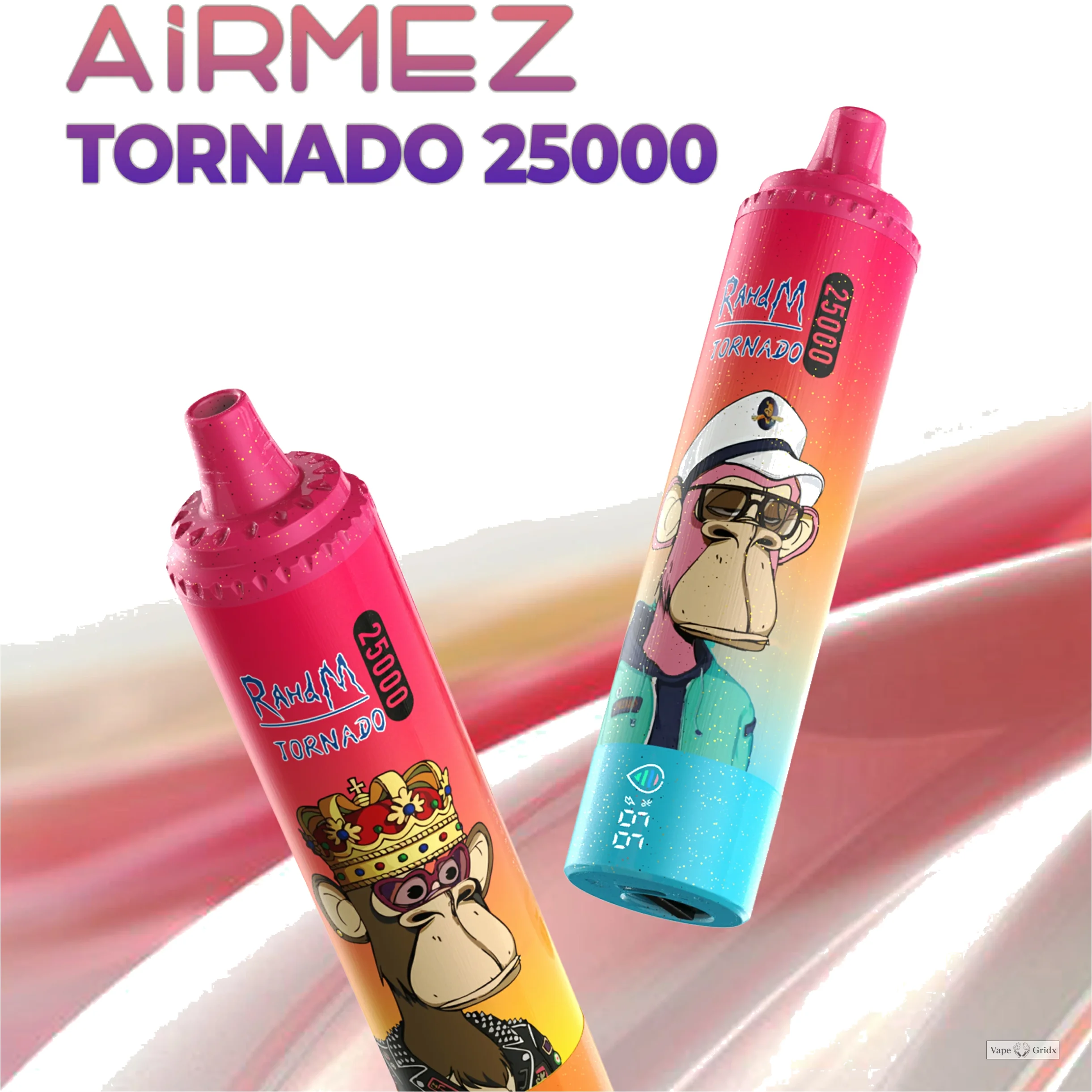 Airmez Tornado 25000 25K Trekjes Touchpad Wegwerp Vape - image 4