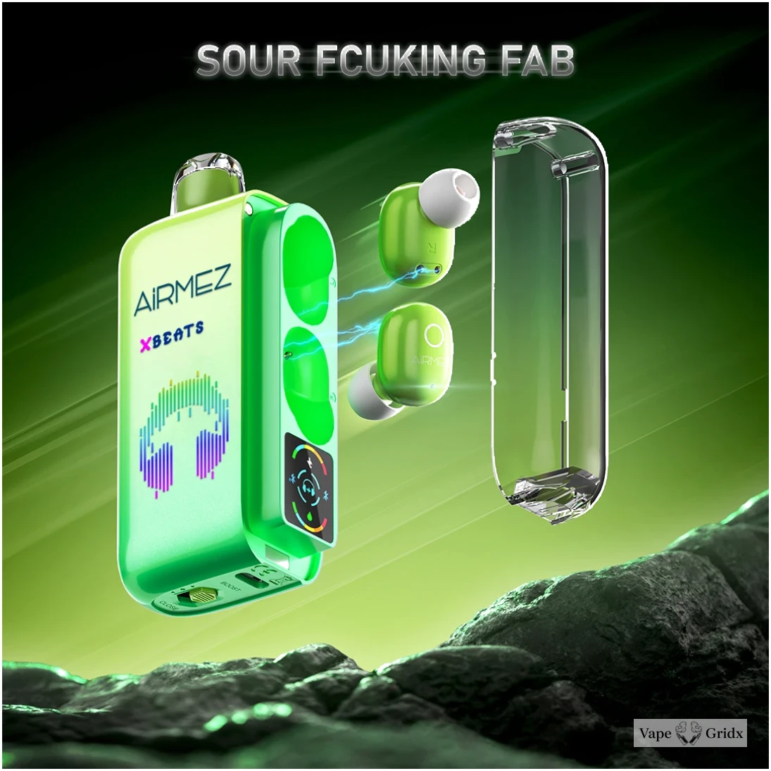 Airmez Xbeat 40000 40K Trekjes Bluetooth Wegwerp vape - image 5
