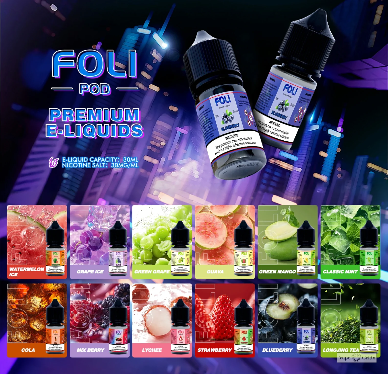 Foli 30ml 30mg e-sigaret vloeistof - image 12
