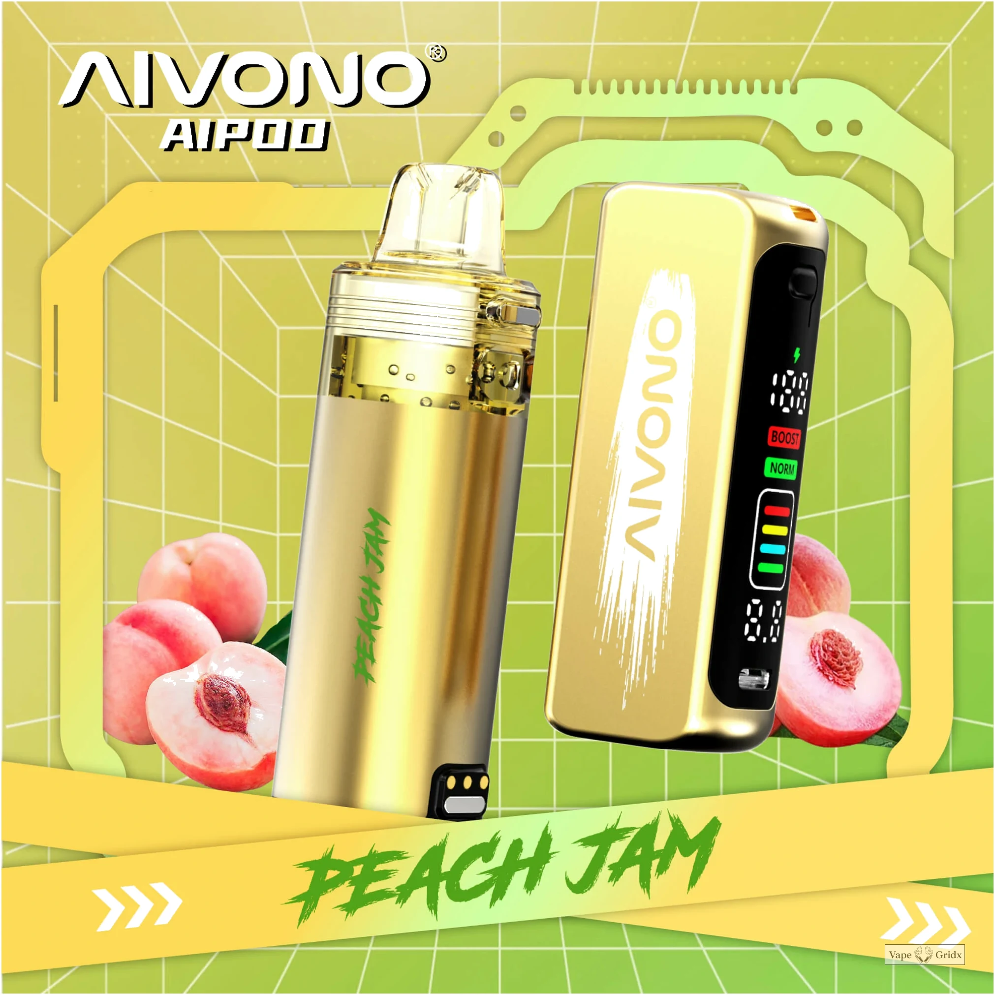 AIVONO AIM AIPOD KIT 30000 30K Trekjes Smart Screen Wegwerp Vape - image 2