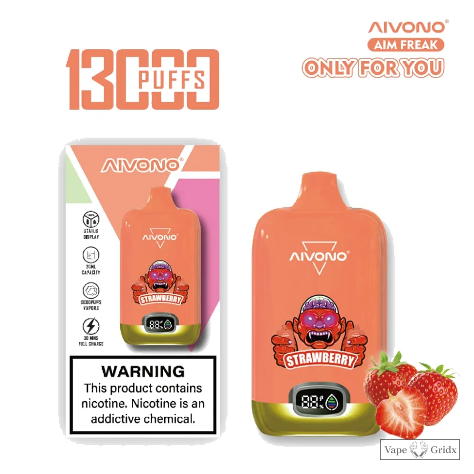 Aivono Aim Freak 13000 13K Trekjes Kleurenscherm Wegwerp vape