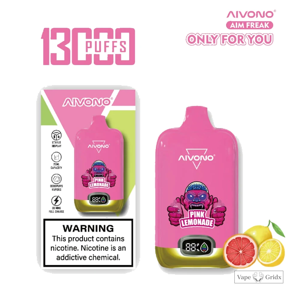Aivono Aim Freak 13000 13K Trekjes Kleurenscherm Wegwerp vape - image 11