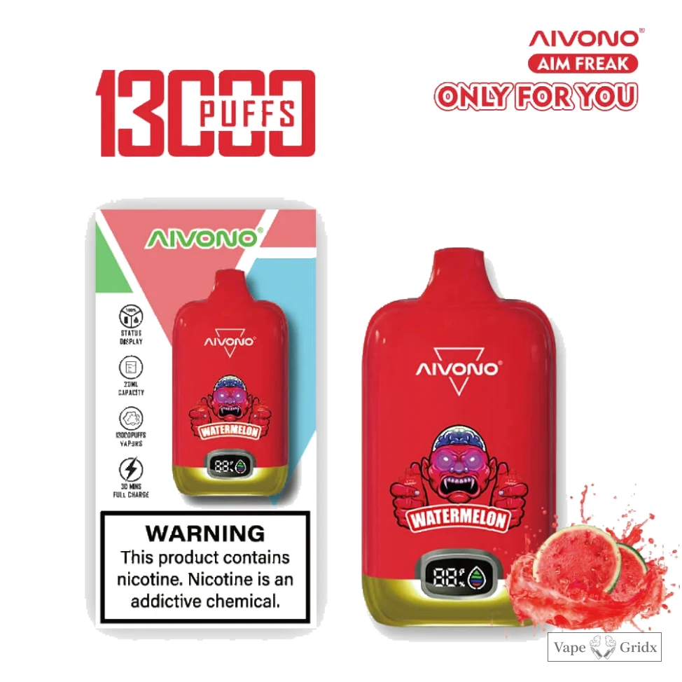 Aivono Aim Freak 13000 13K Trekjes Kleurenscherm Wegwerp vape - image 3