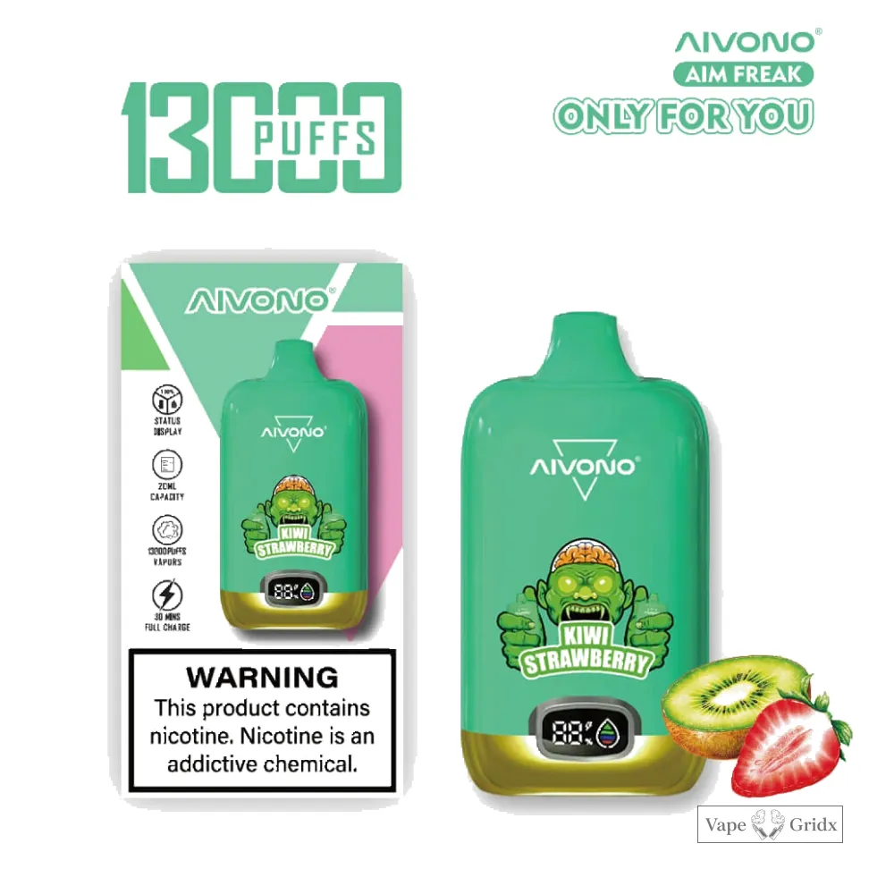 Aivono Aim Freak 13000 13K Trekjes Kleurenscherm Wegwerp vape - image 8