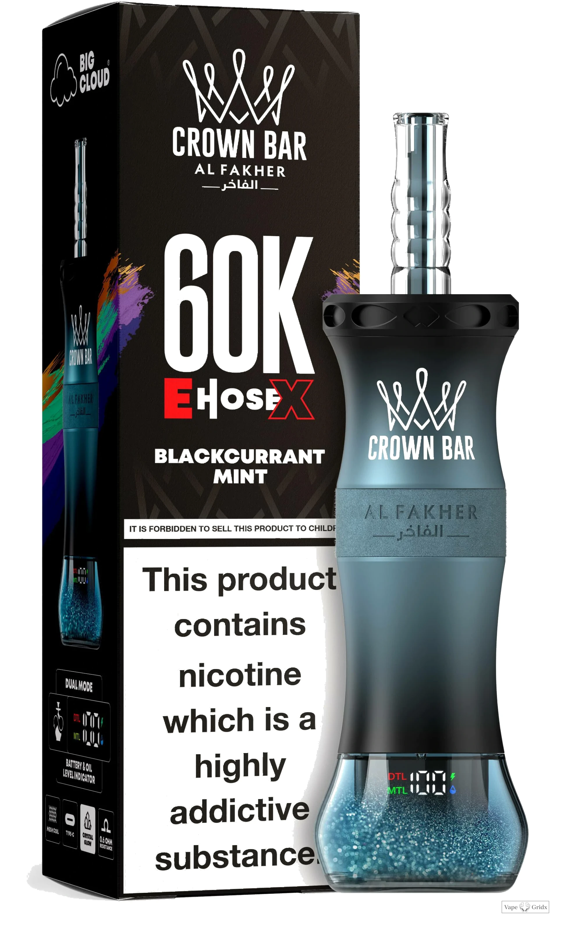 Al Fakher E-Hose X 60000 60K Trekjes Wegwerp Vape - image 3