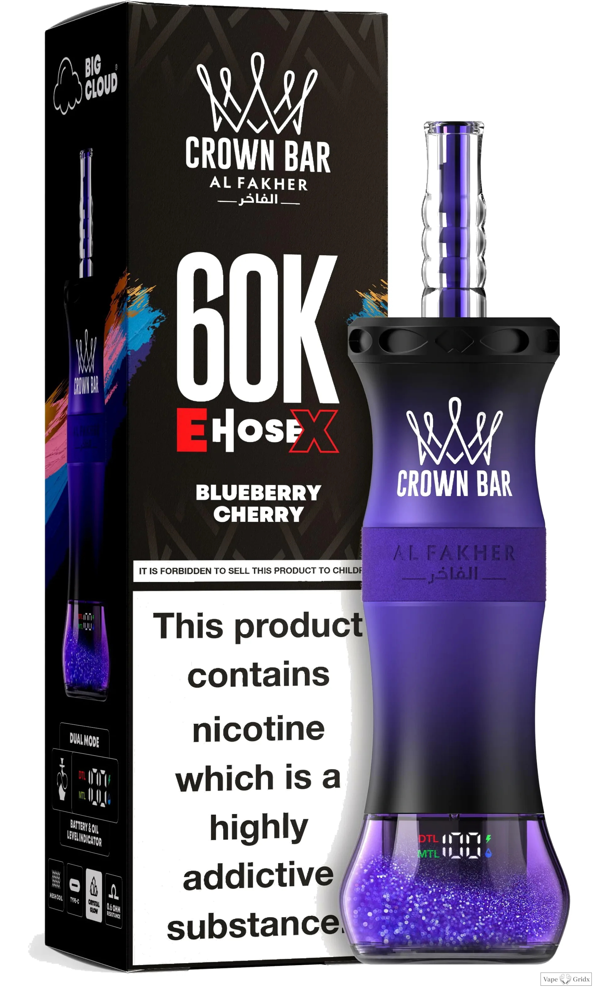 Al Fakher E-Hose X 60000 60K Trekjes Wegwerp Vape - image 5
