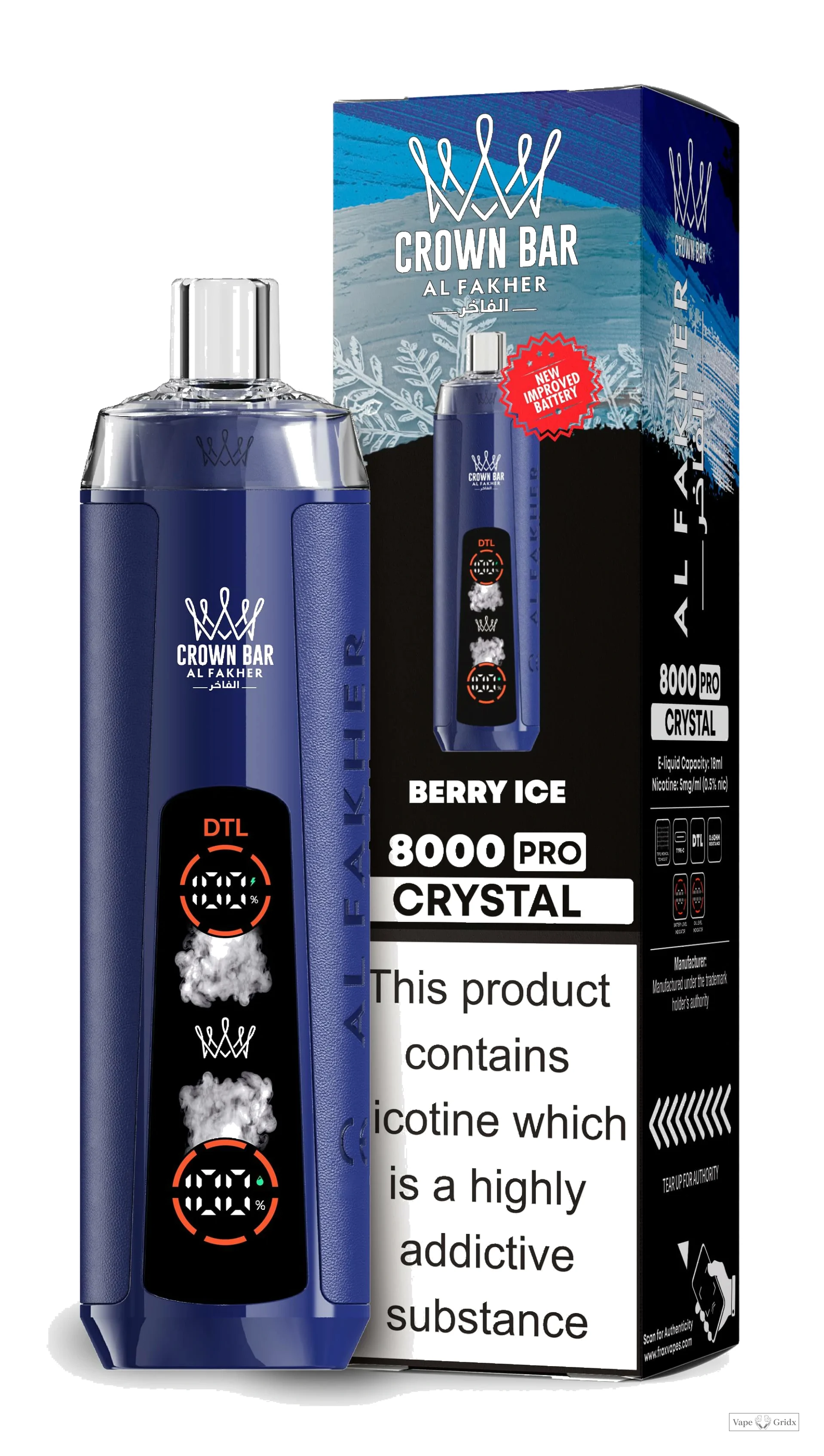 Al Fakher Mega Max 40000 40K Trekjes Smart LED Wegwerp vape - image 11