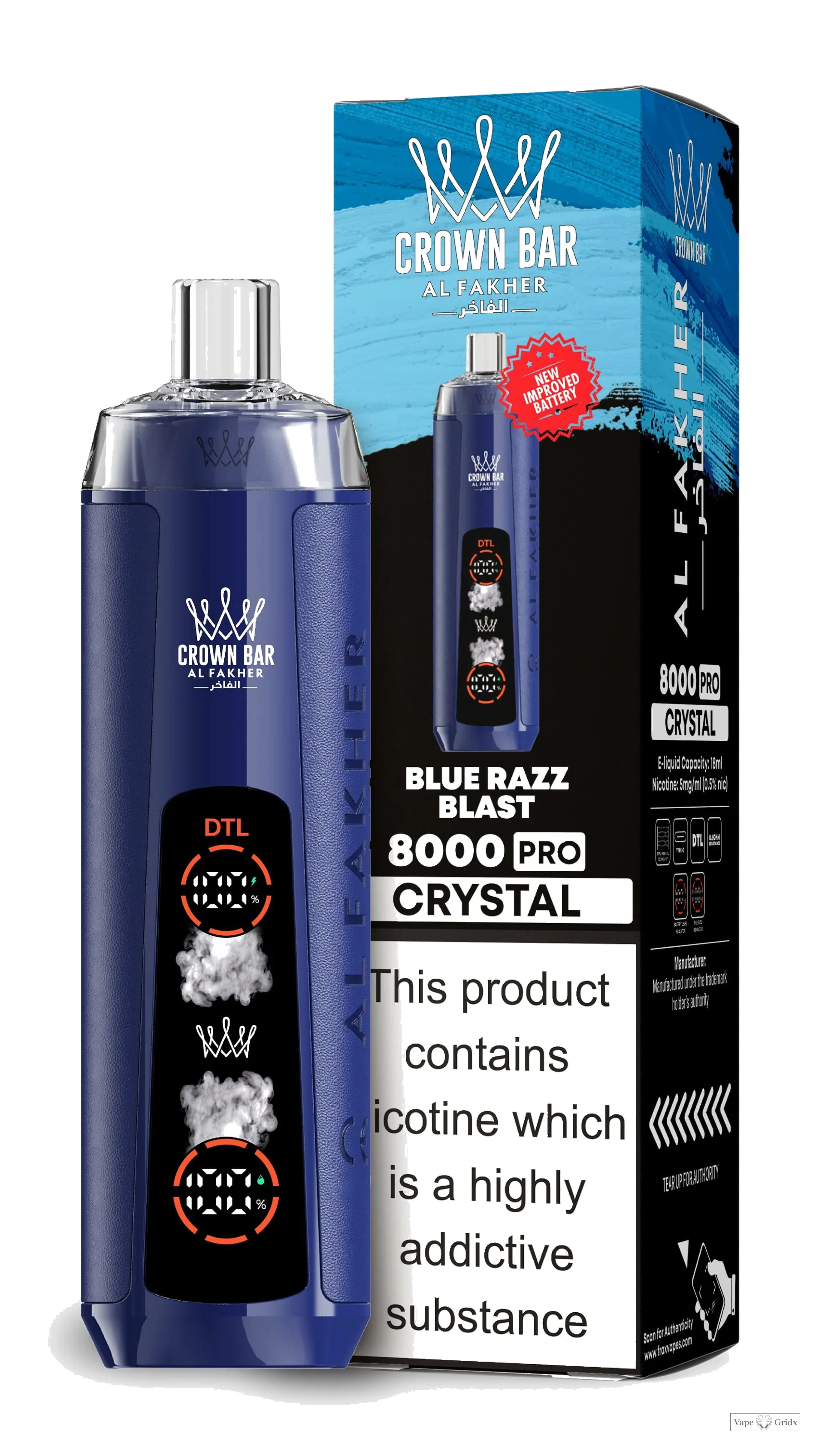 Al Fakher Mega Max 40000 40K Trekjes Smart LED Wegwerp vape - image 12