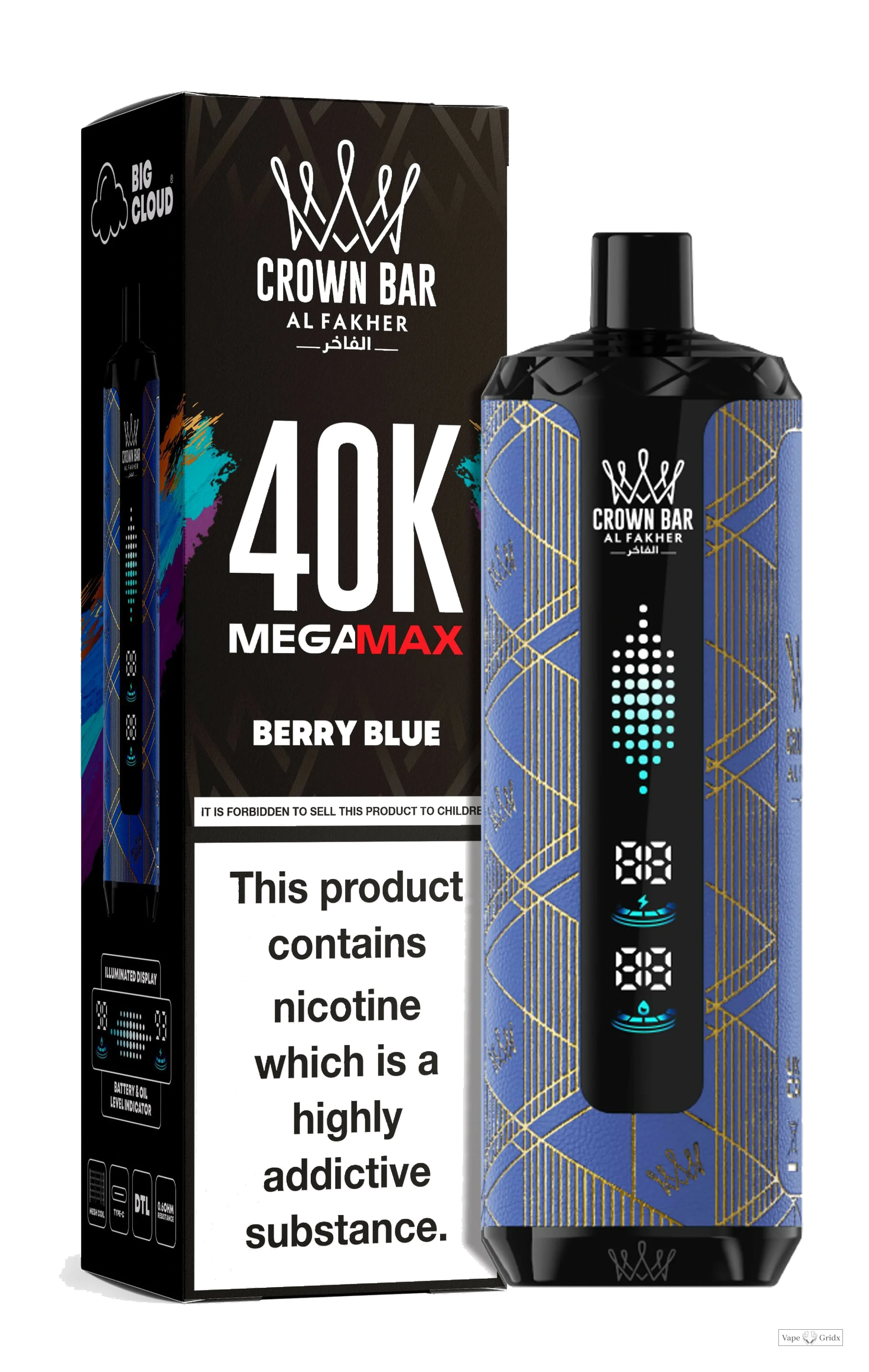 Al Fakher Mega Max 40000 40K Trekjes Smart LED Wegwerp vape - image 5