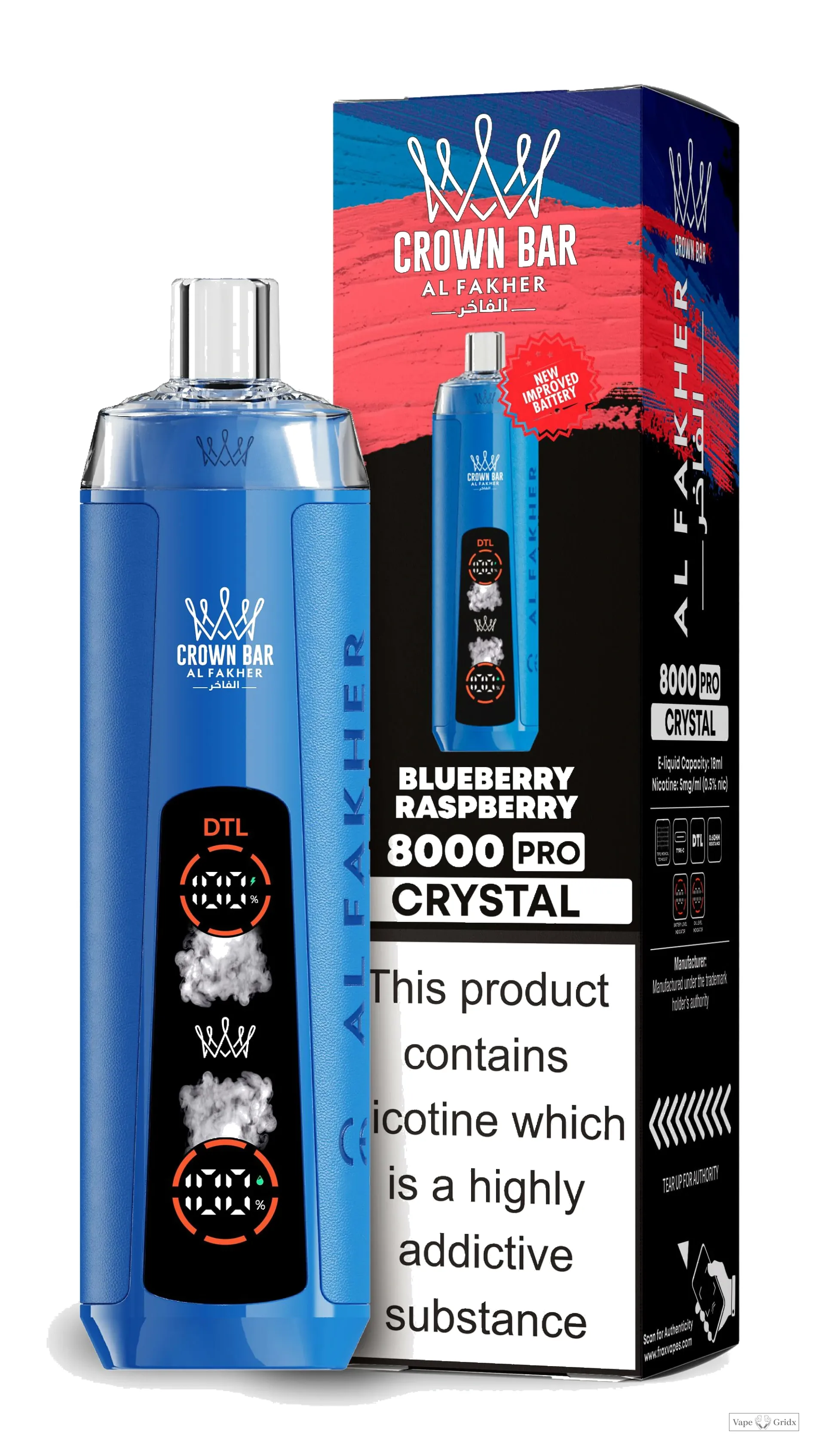 Al Fakher Mega Max 40000 40K Trekjes Smart LED Wegwerp vape - image 7