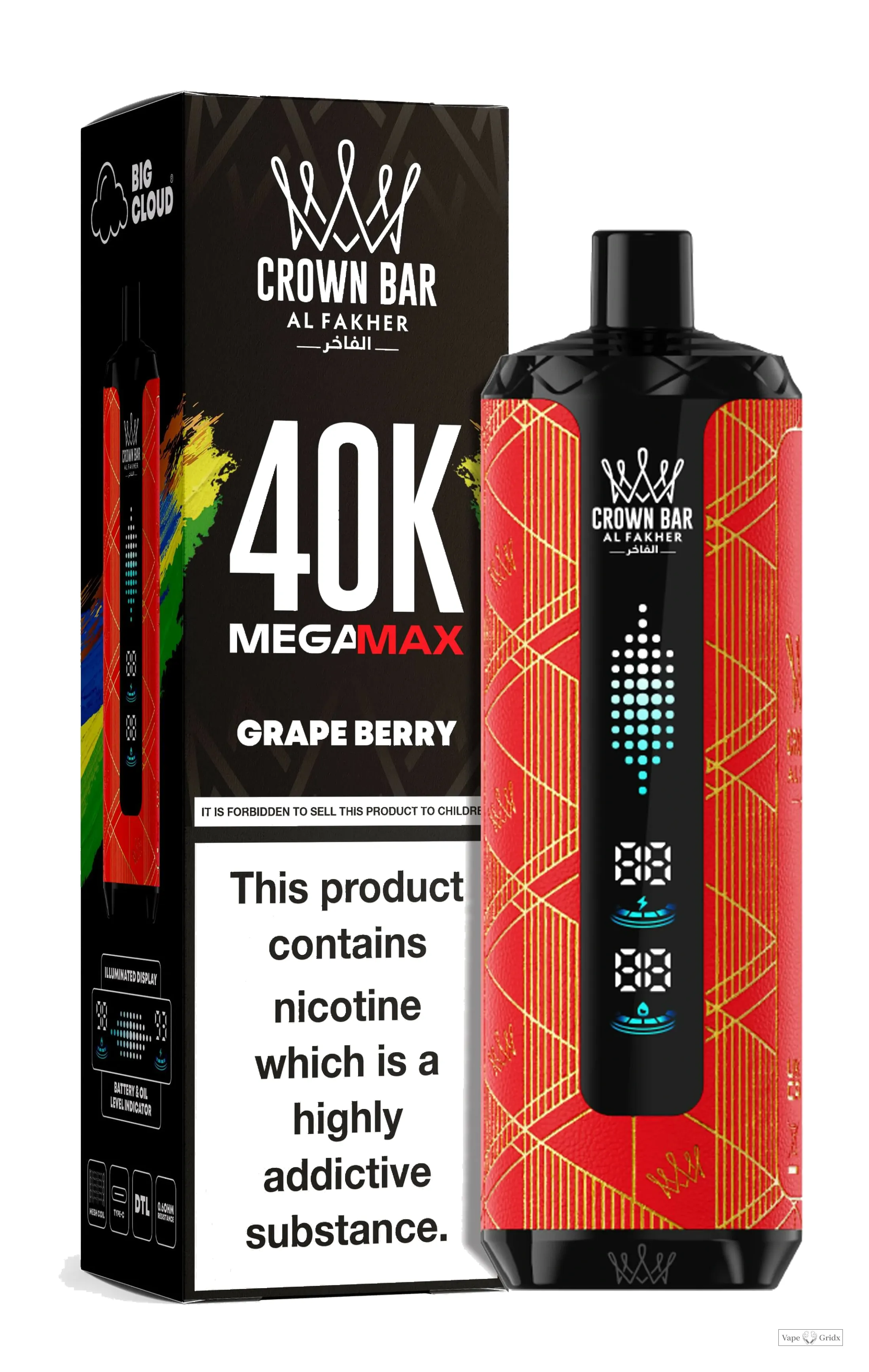 Al Fakher Mega Max 40000 40K Trekjes Smart LED Wegwerp vape - image 10