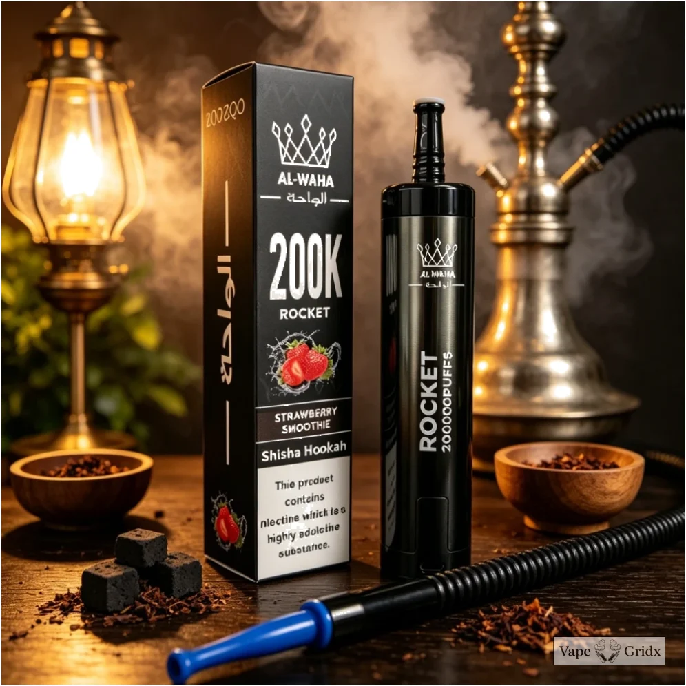 Al Fakher Rocket 200000 200K Trekjes LED Display Wegwerp vape - image 8