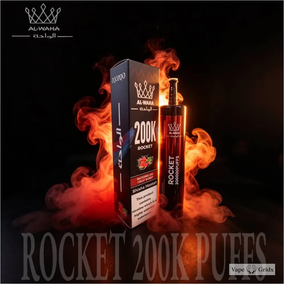 Al Fakher Rocket 200000 200K Trekjes LED Display Wegwerp vape - image 9