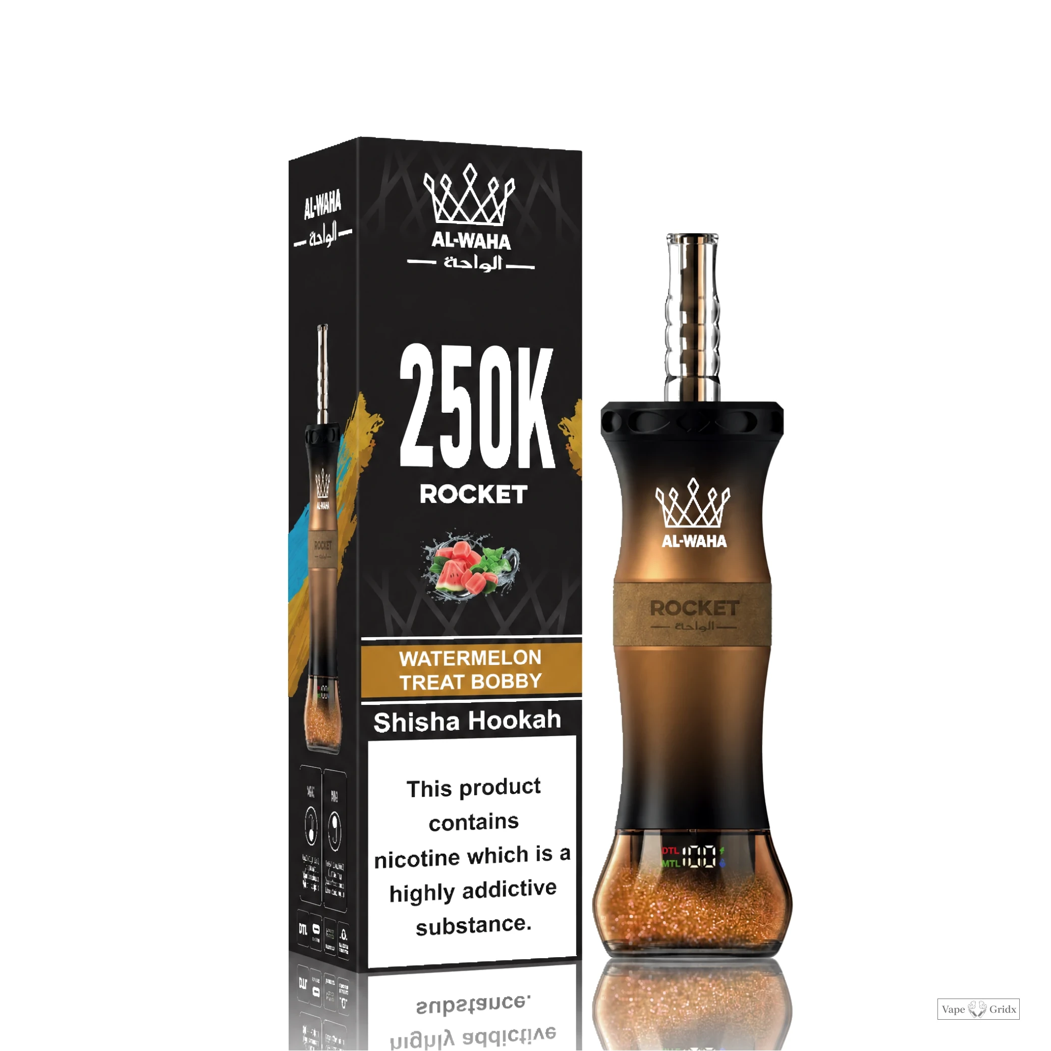 Al Fakher Rocket 250000 250K Trekjes LED Display Wegwerp Vape - image 12