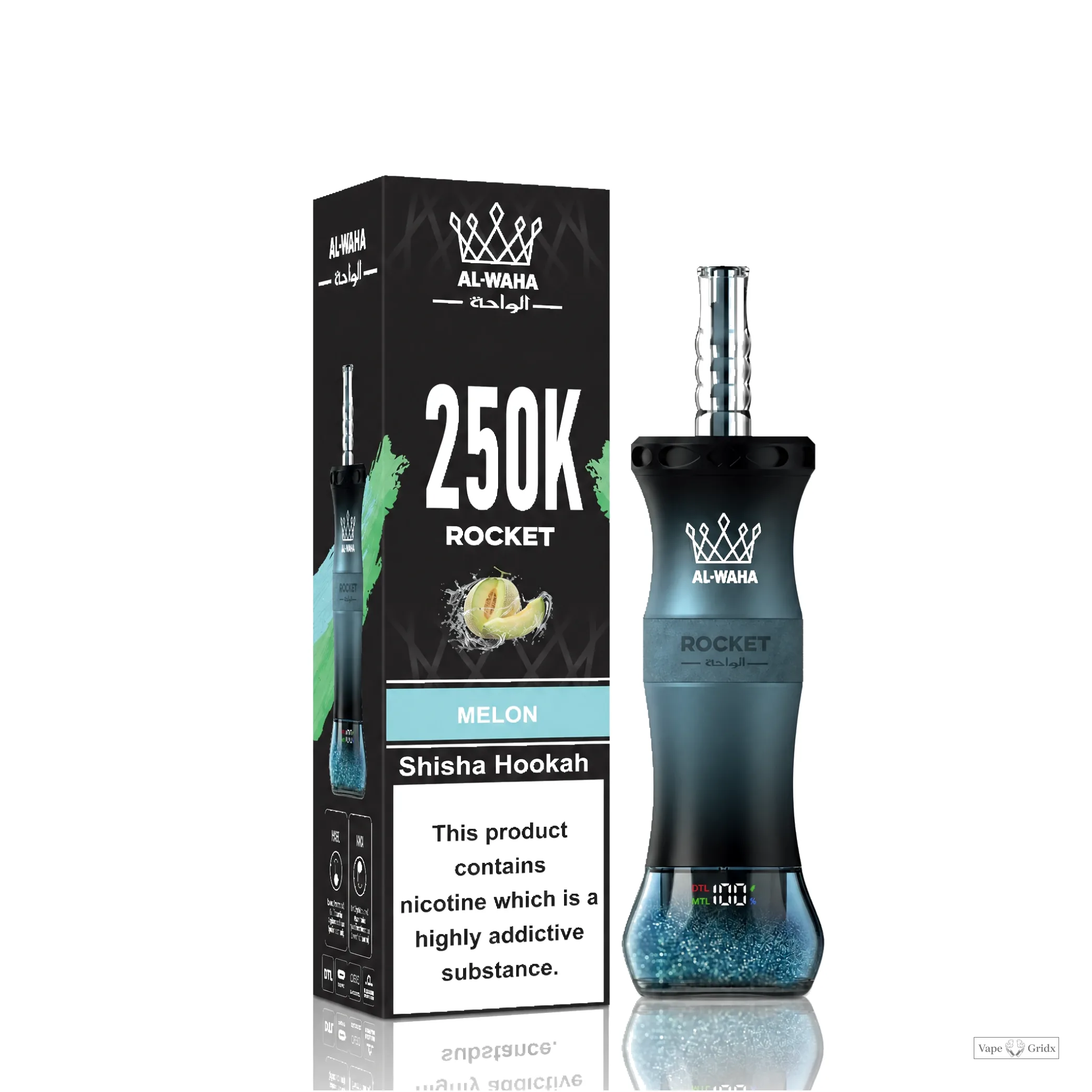 Al Fakher Rocket 250000 250K Trekjes LED Display Wegwerp Vape - image 14