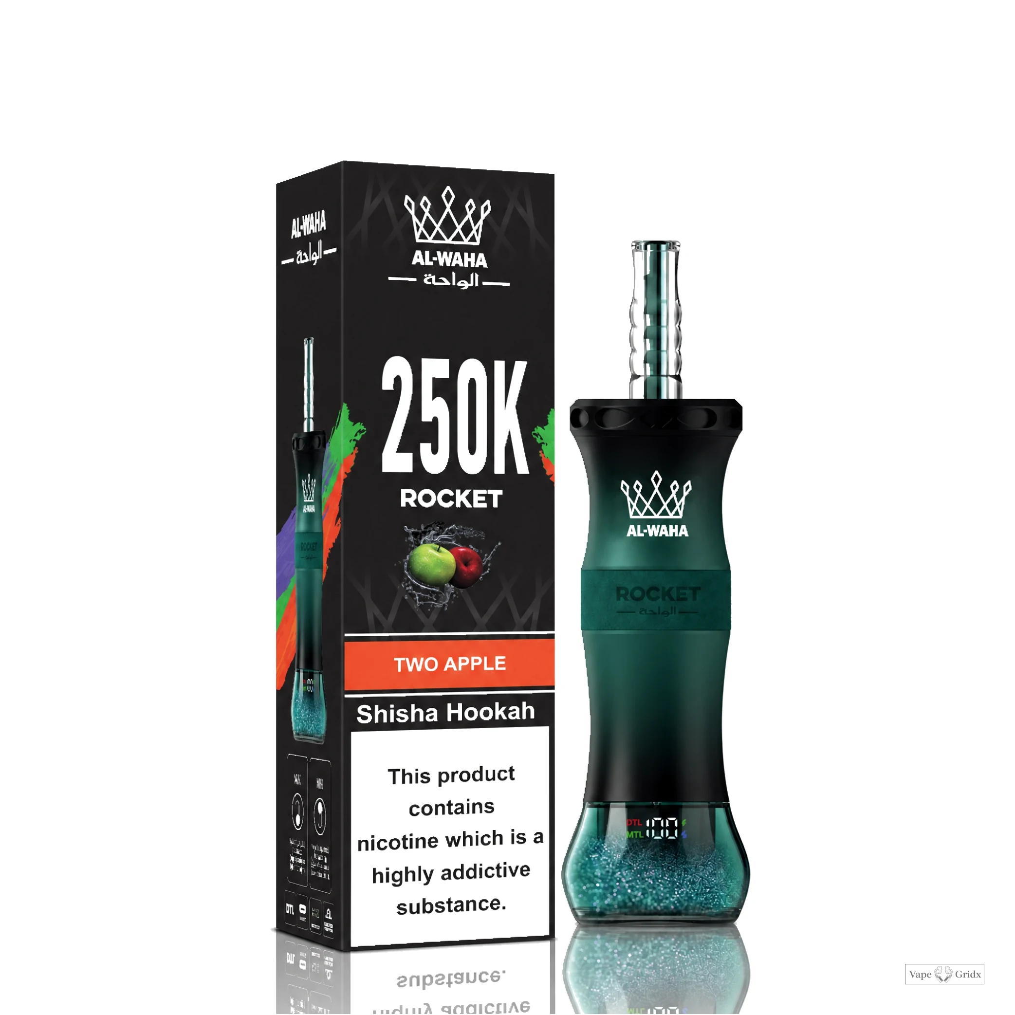 Al Fakher Rocket 250000 250K Trekjes LED Display Wegwerp Vape - image 15
