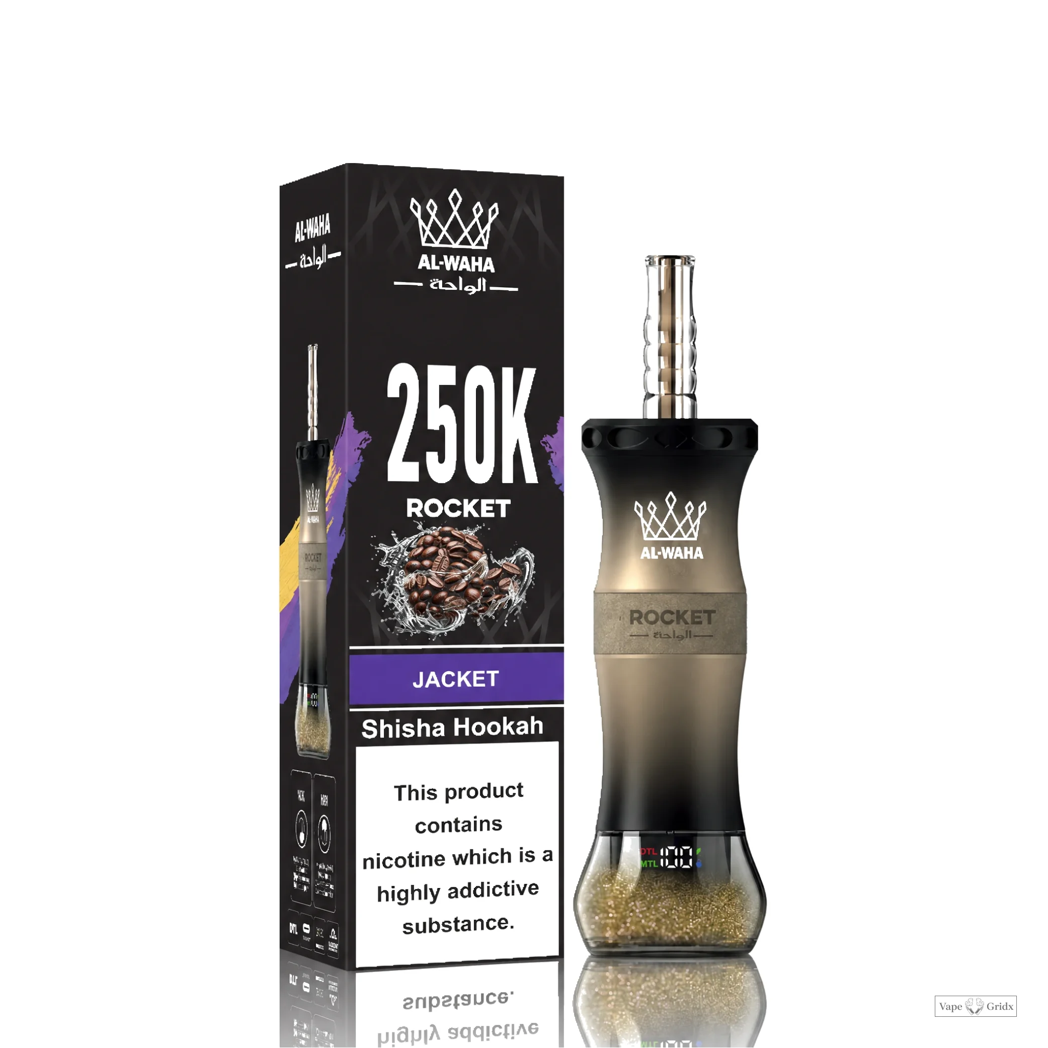 Al Fakher Rocket 250000 250K Trekjes LED Display Wegwerp Vape - image 16