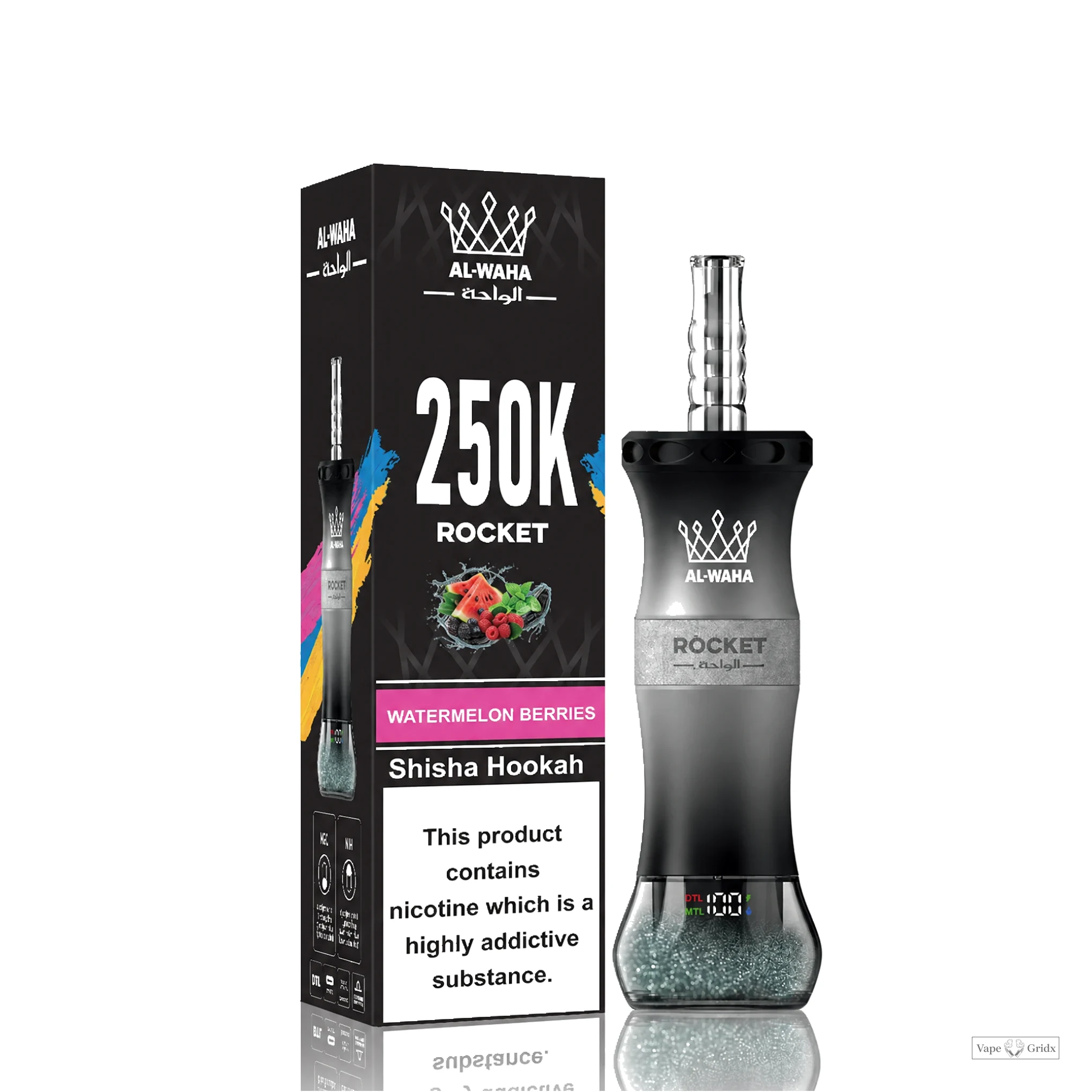 Al Fakher Rocket 250000 250K Trekjes LED Display Wegwerp Vape - image 7