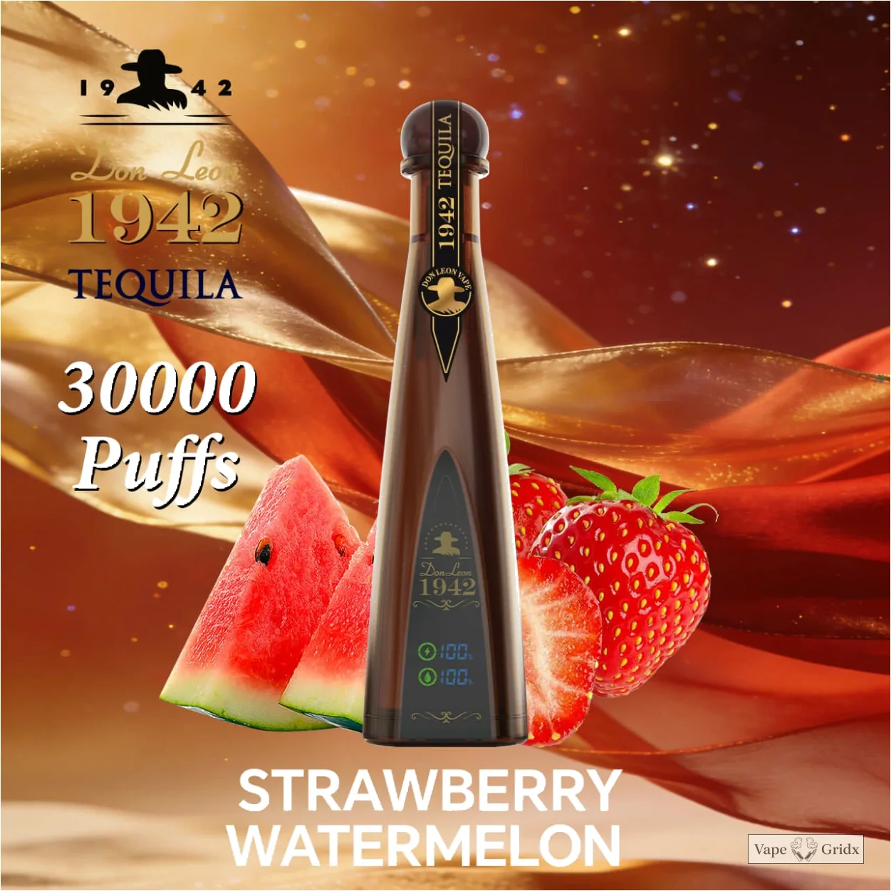Humo Solaris Tequila Don Leon 1942 30000 30K Trekjes Wegwerp Vape