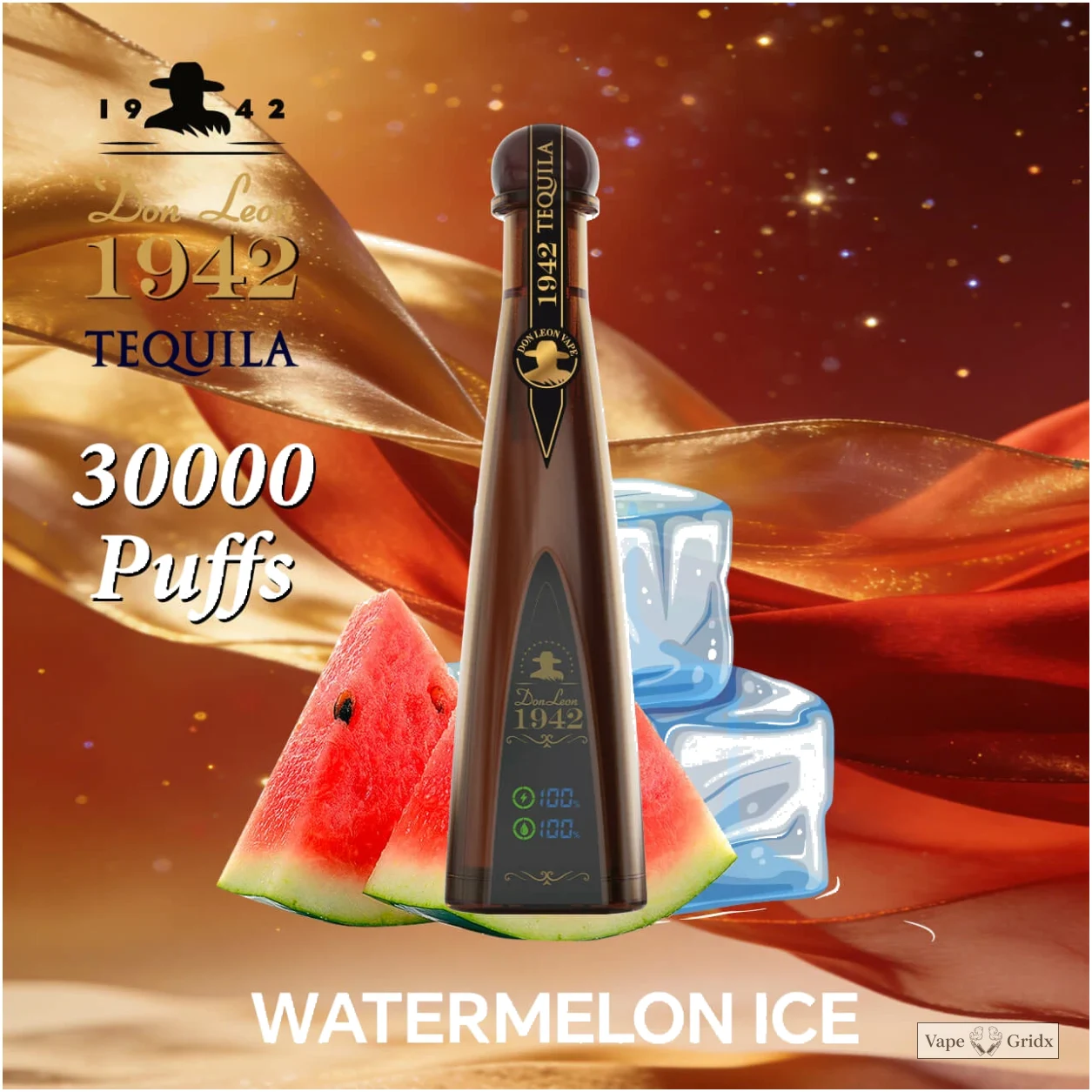 Humo Solaris Tequila Don Leon 1942 30000 30K Trekjes Wegwerp Vape - image 3