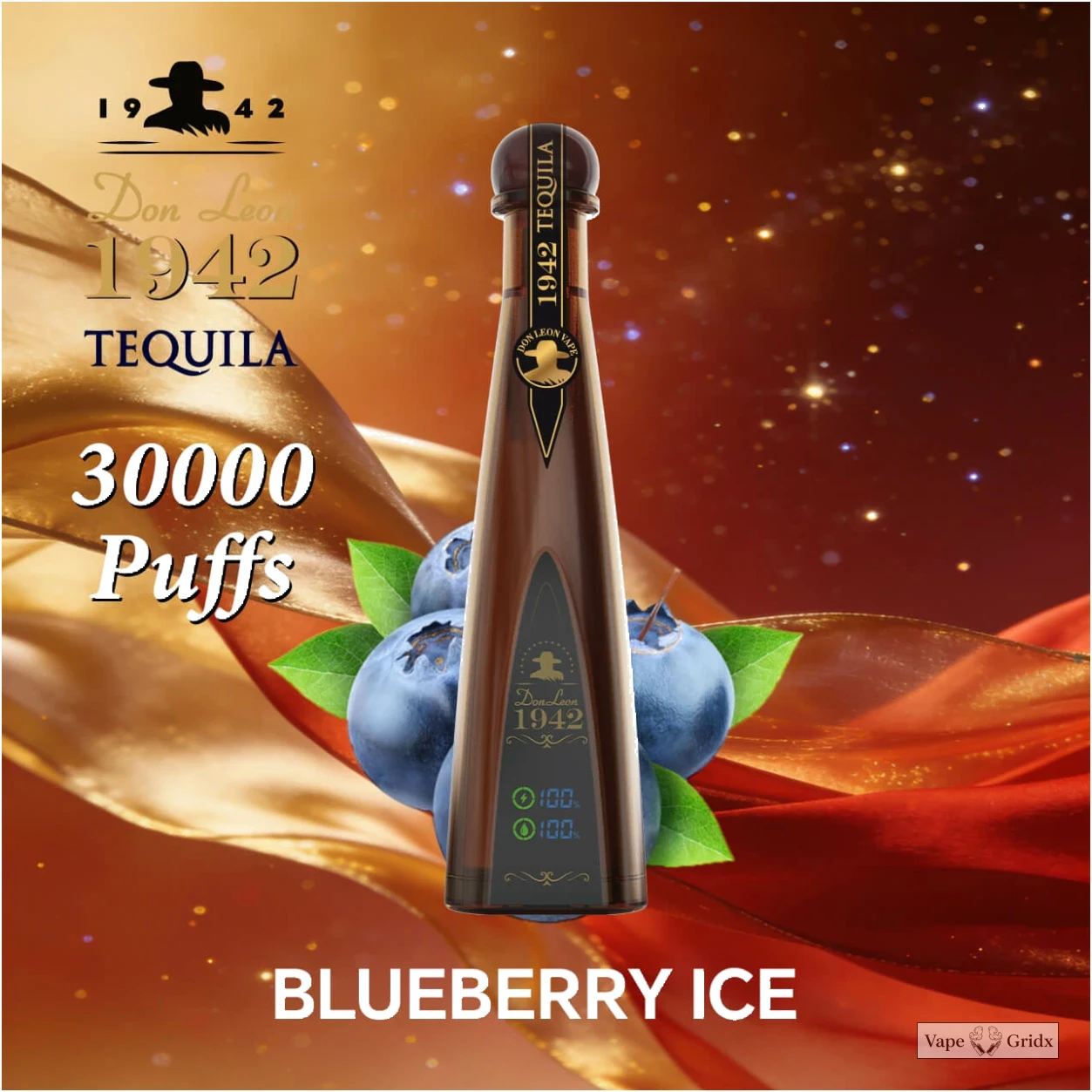 Humo Solaris Tequila Don Leon 1942 30000 30K Trekjes Wegwerp Vape - image 8