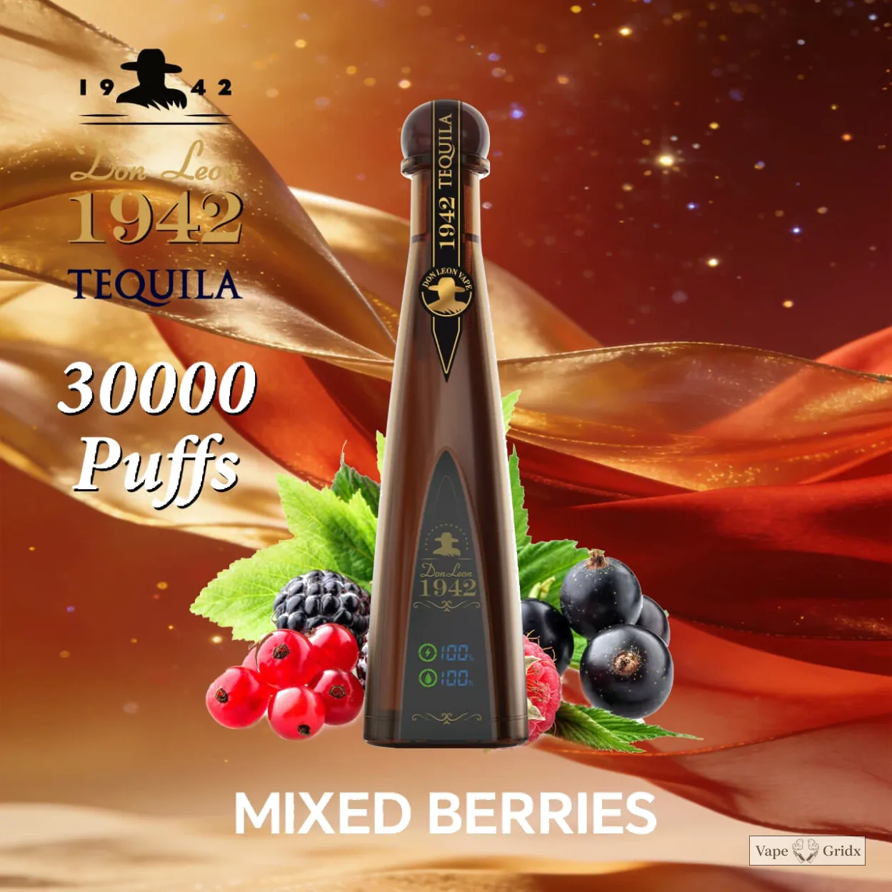 Humo Solaris Tequila Don Leon 1942 30000 30K Trekjes Wegwerp Vape - image 10