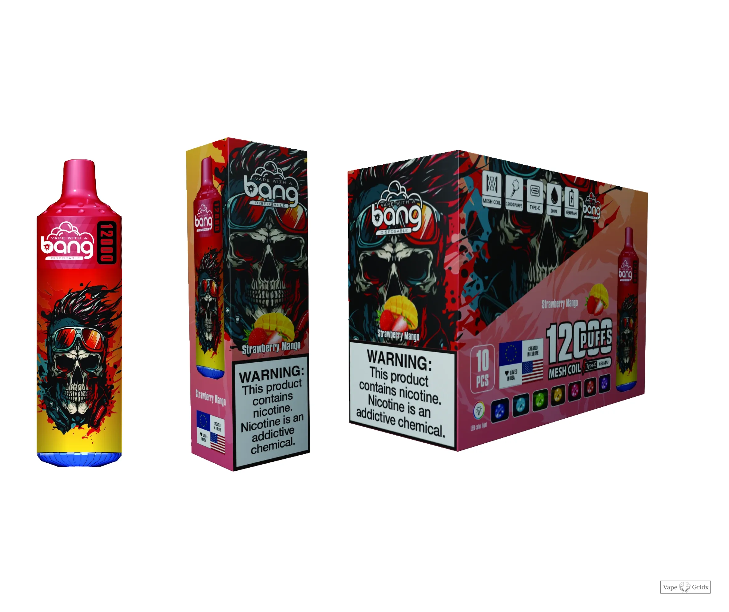 Bang 12000 12K Trekjes Mesh Coil Wegwerp vape - image 9
