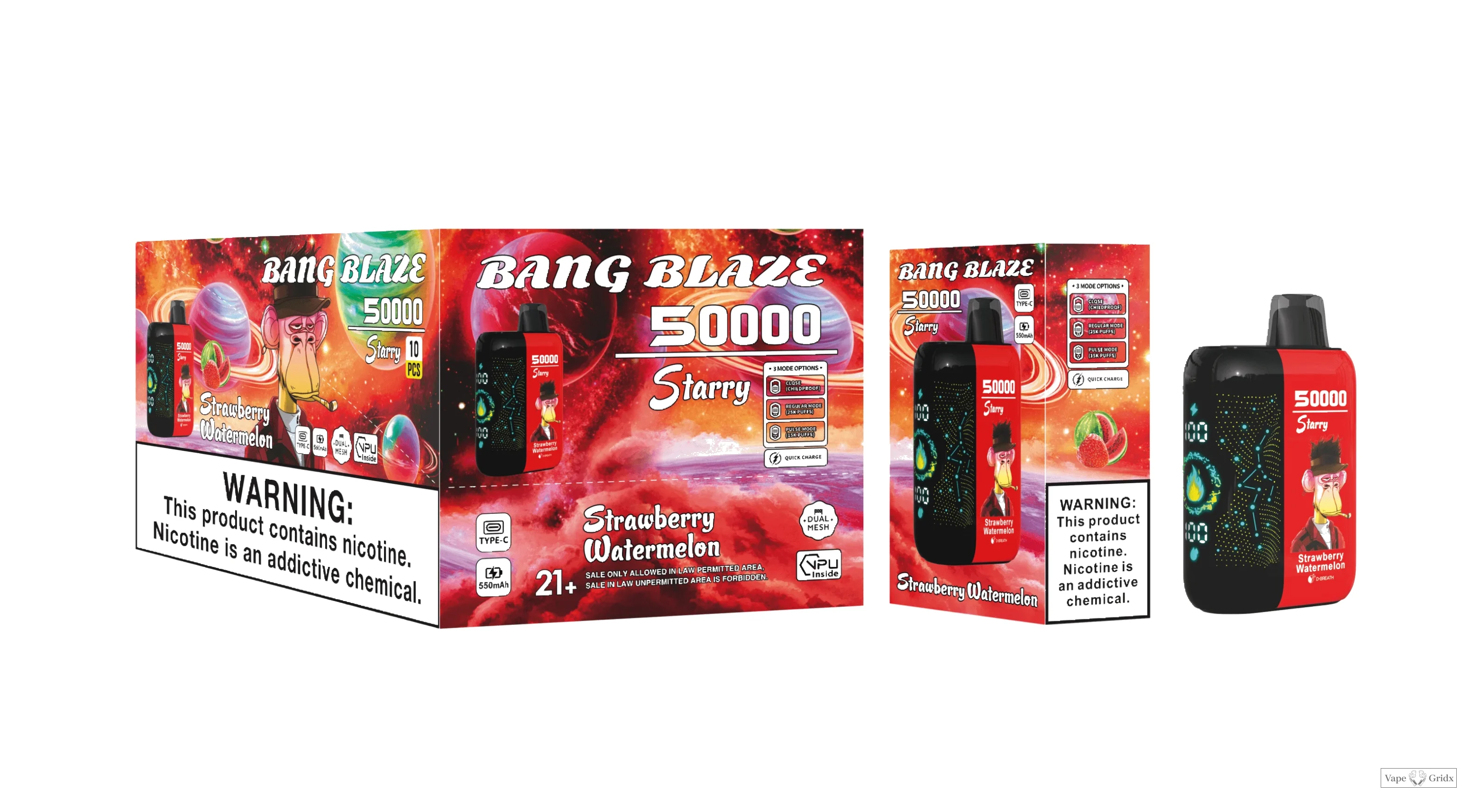 Bang Blaze Starry 50000 50K Trekjes wegwerp vape - image 4