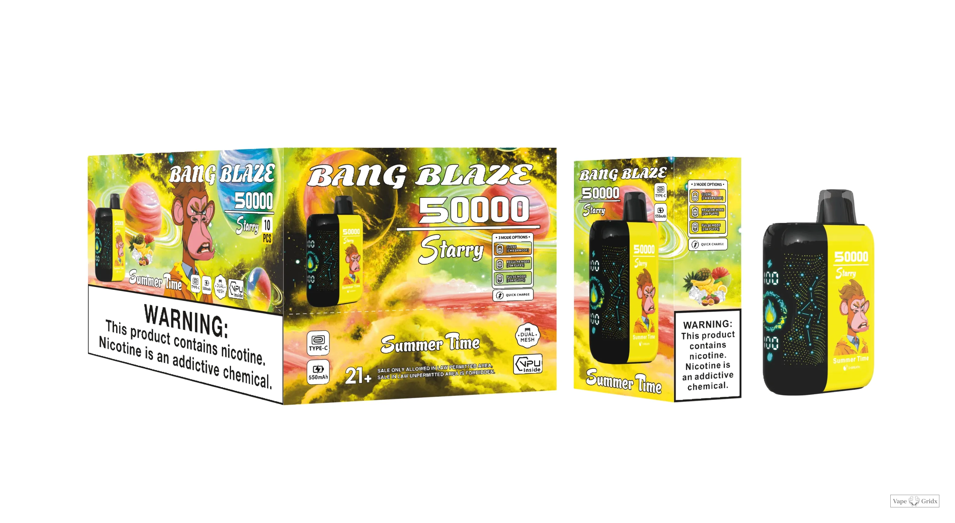 Bang Blaze Starry 50000 50K Trekjes wegwerp vape - image 8