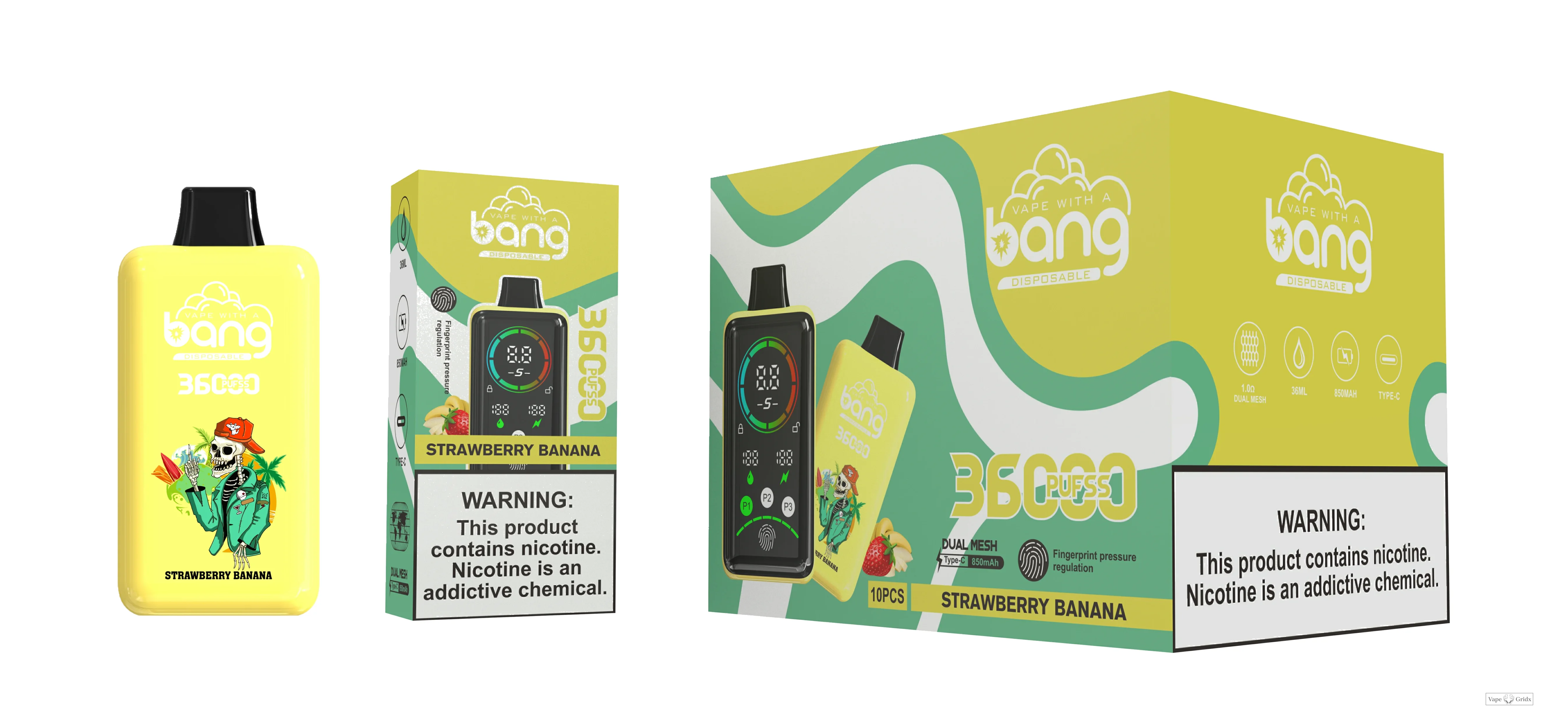 BANG 36000 36K Trekjes Mesh Coil Wegwerp vape - image 2