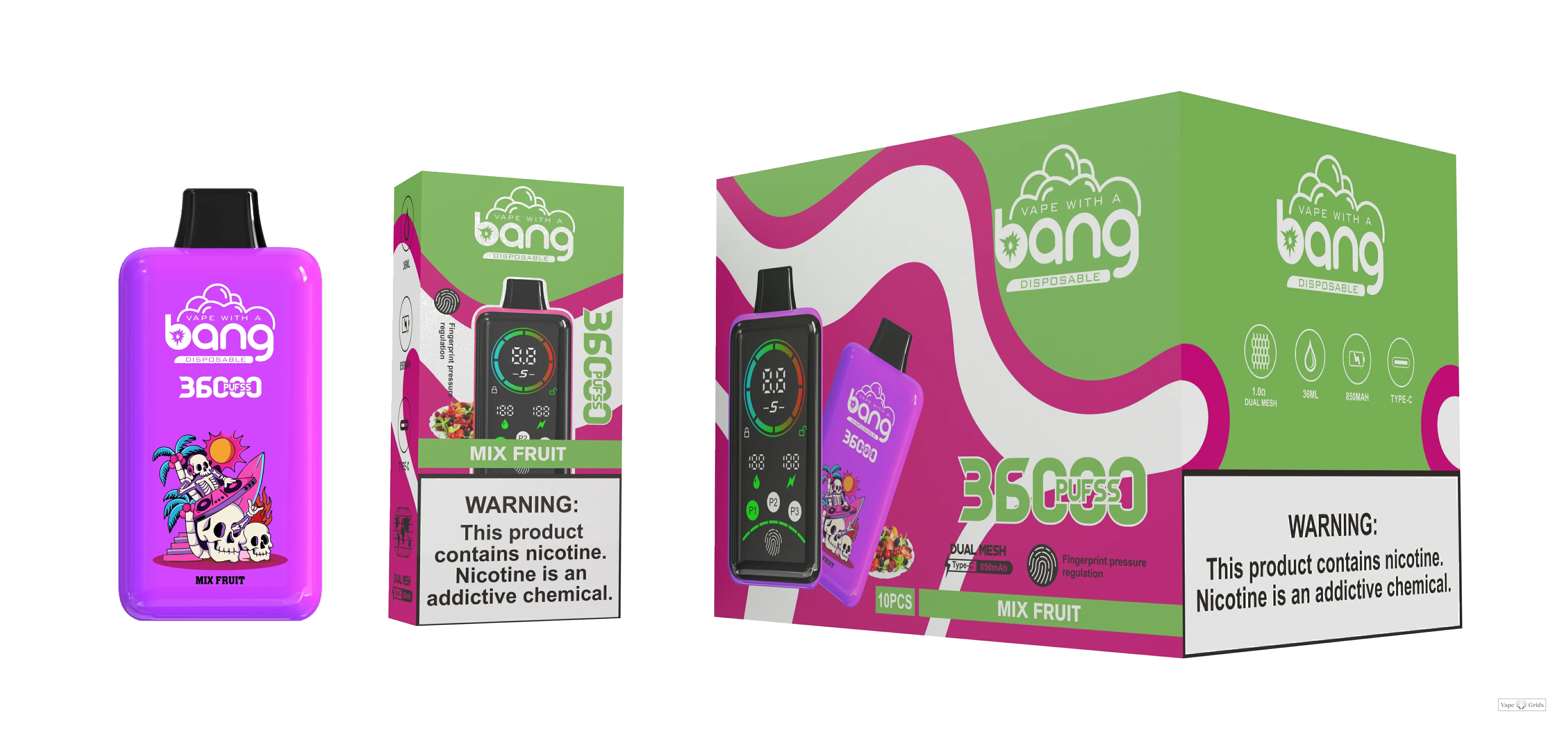 BANG 36000 36K Trekjes Mesh Coil Wegwerp vape - image 11