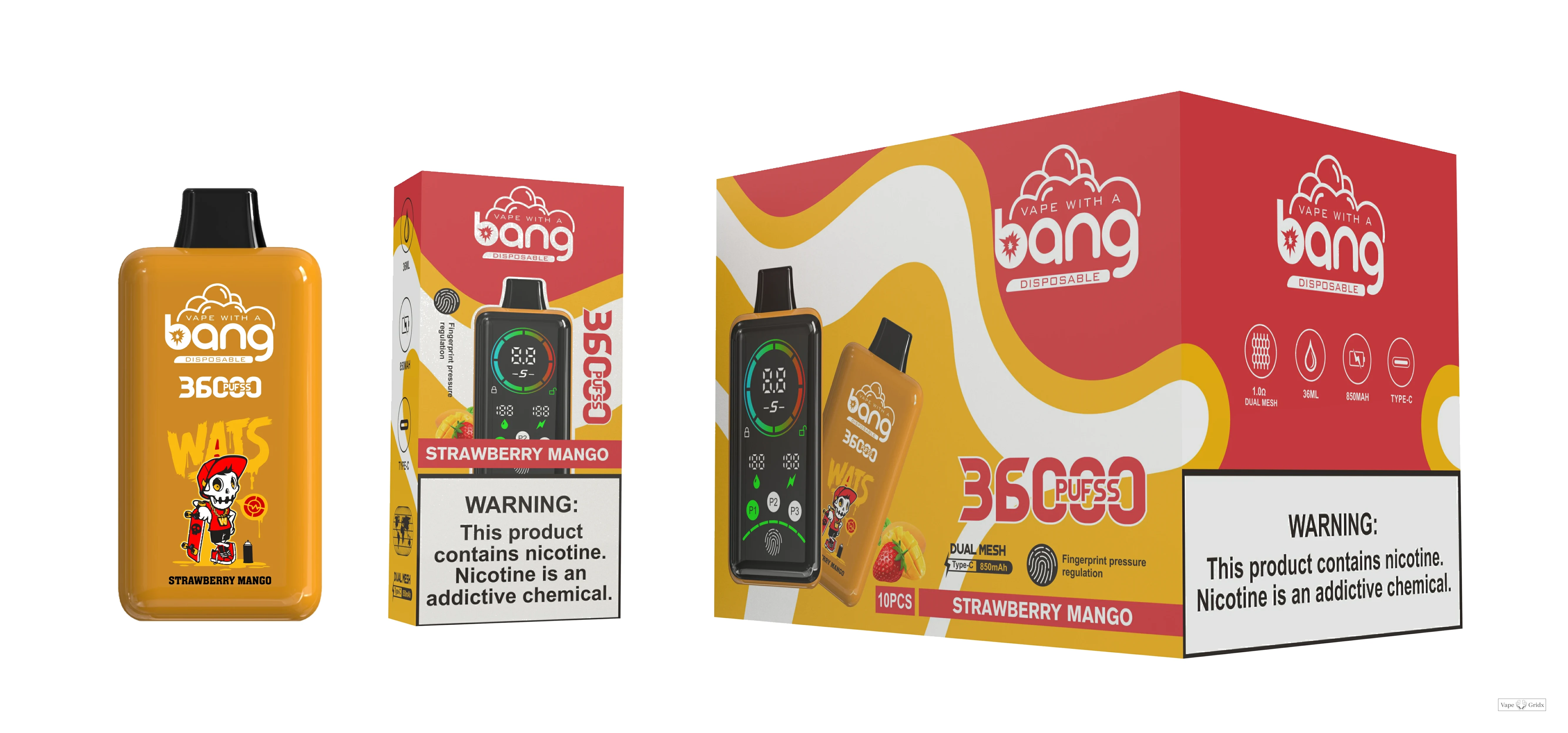 BANG 36000 36K Trekjes Mesh Coil Wegwerp vape - image 12
